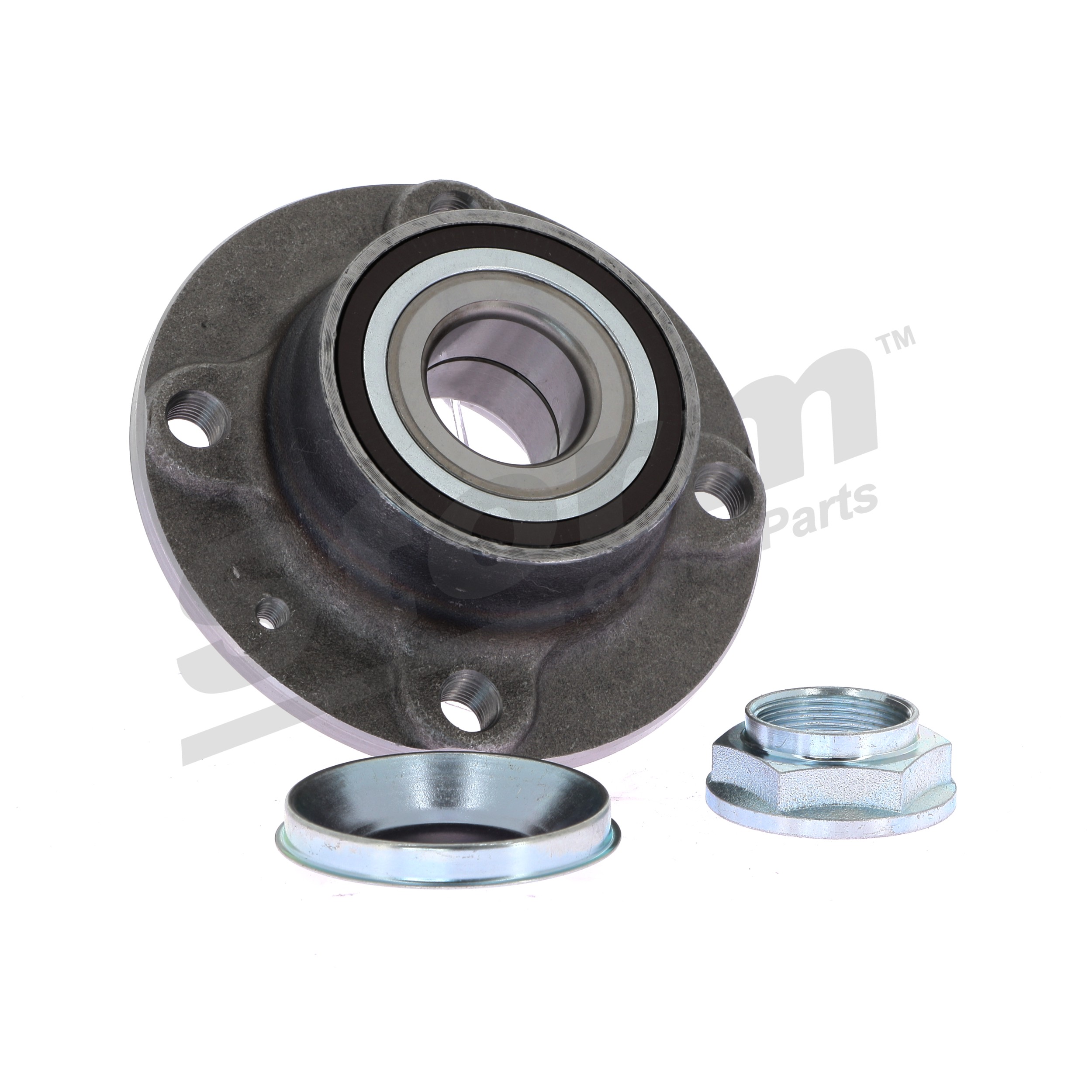 STORM QUALITY PARTS 691844: Juego de cojinete de rueda Eje trasero, Rodamiento integrado en buje de rueda, con sensor ABS incorporado