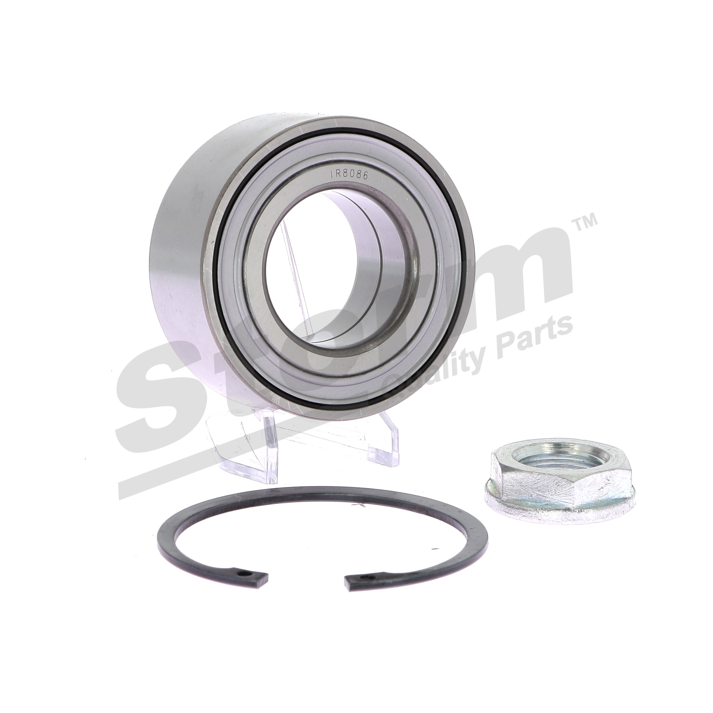 STORM QUALITY PARTS 71065: Juego de cojinete de rueda Eje delantero, sin buje de rueda, sin sensor ABS incorporado