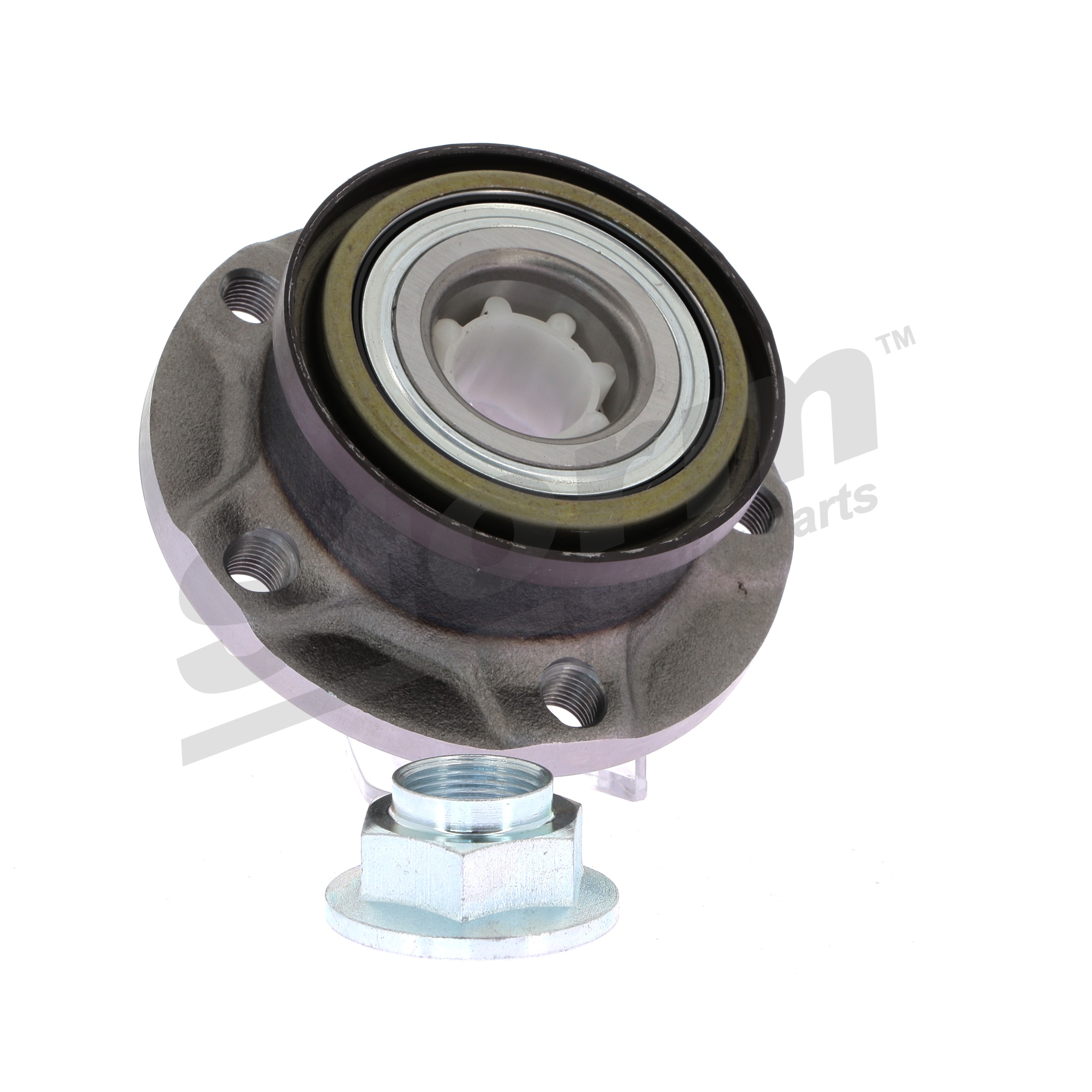 STORM QUALITY PARTS 802870: Juego de cojinete de rueda Eje trasero, Rodamiento integrado en buje de rueda, con sensor ABS incorporado