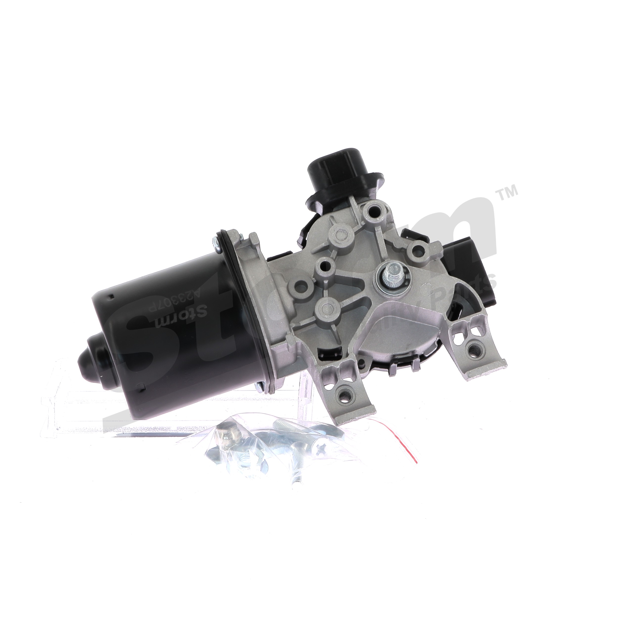 STORM QUALITY PARTS 8101004: Scheibenwischermotor 12V, vorne, ohne Gestänge, mit Schraube
