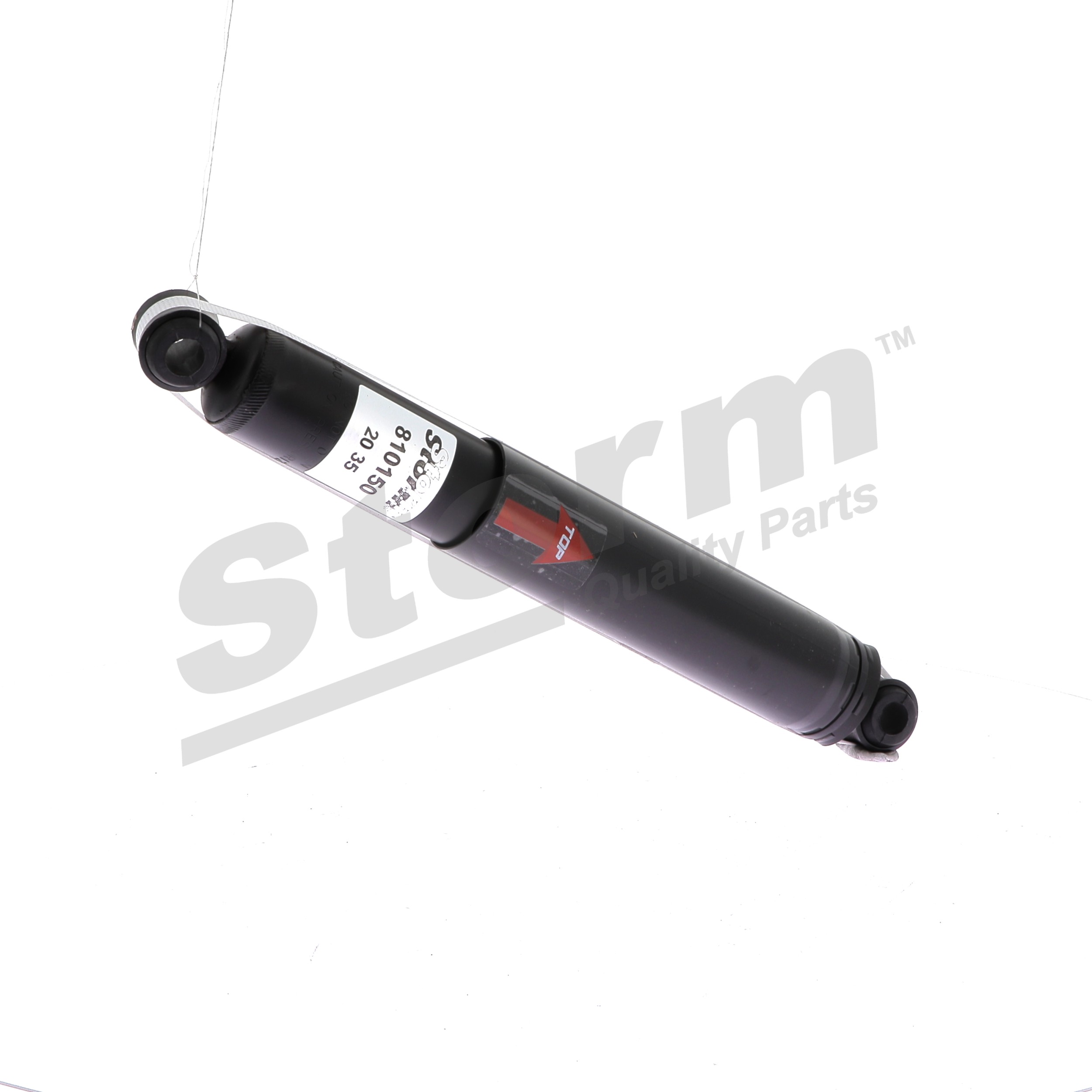 STORM QUALITY PARTS 810150: Amortizators Aizmugurējais tilts, Eļļas spiediens, Gāzes spiediens, Amortizatora statne