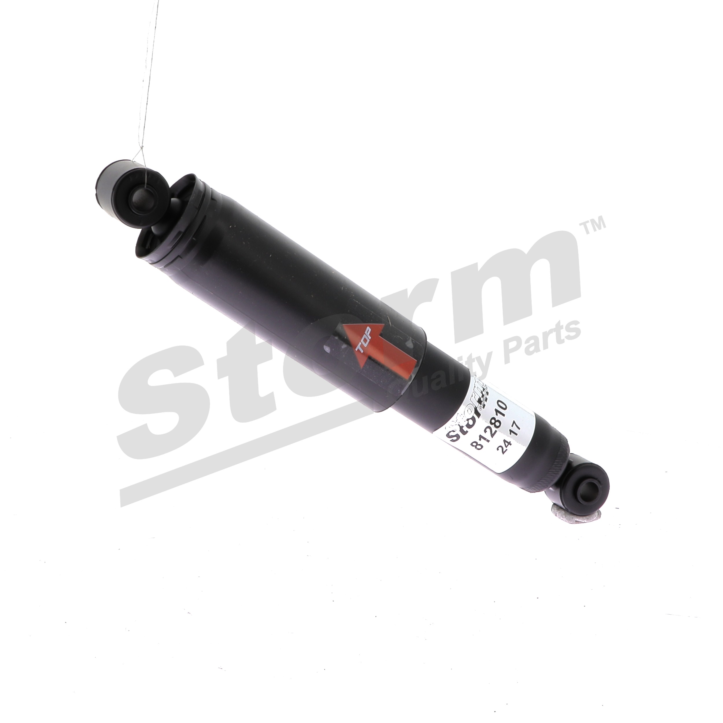 STORM QUALITY PARTS 812810: Amortiguador Eje trasero, Presión de aceite, Presión de gas, Columna de amortiguador, Amortiguador con muelle de tope