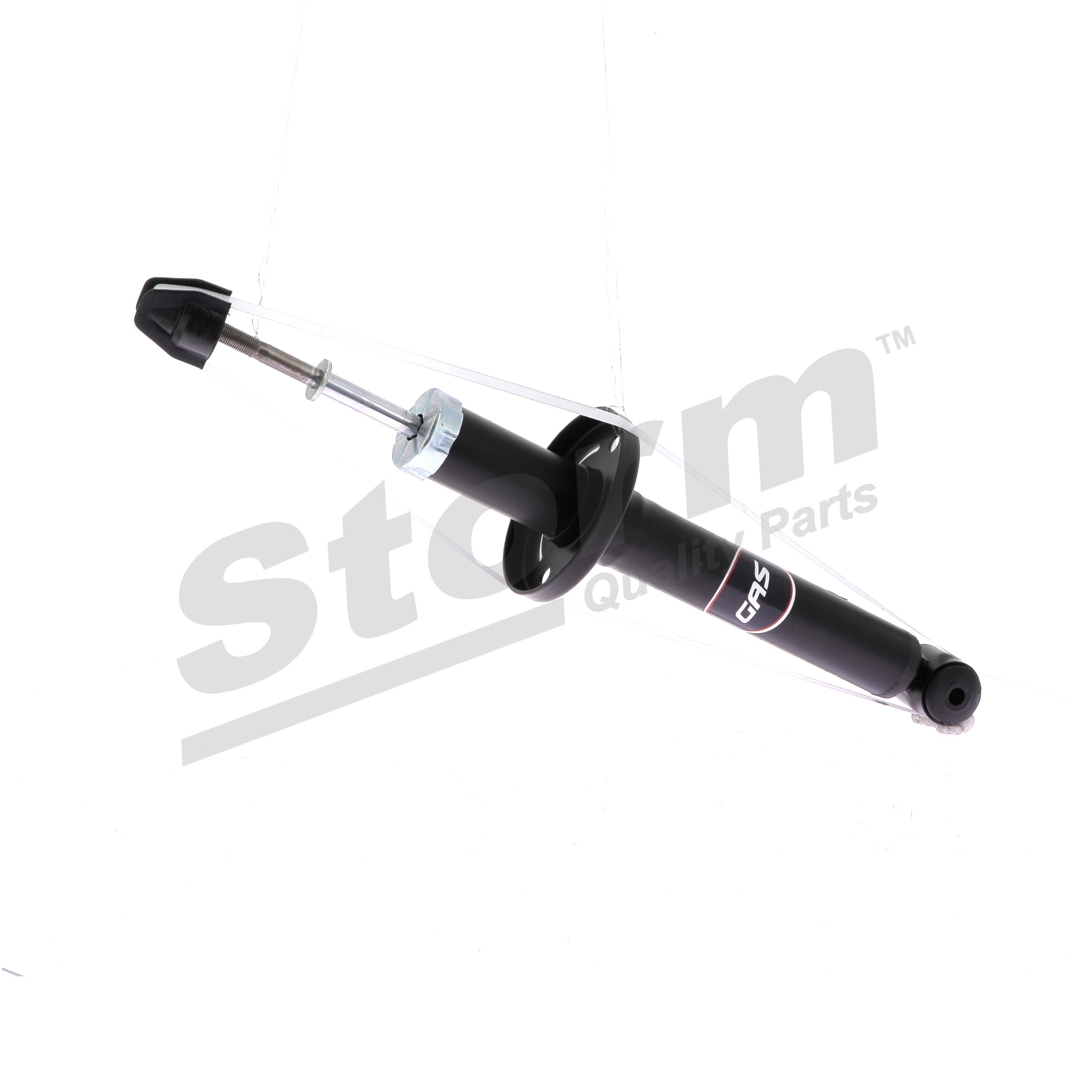 STORM QUALITY PARTS 813904: Amortiguador Eje trasero, Presión de aceite, Presión de gas, Columna de amortiguador, Amortiguador con muelle de tope