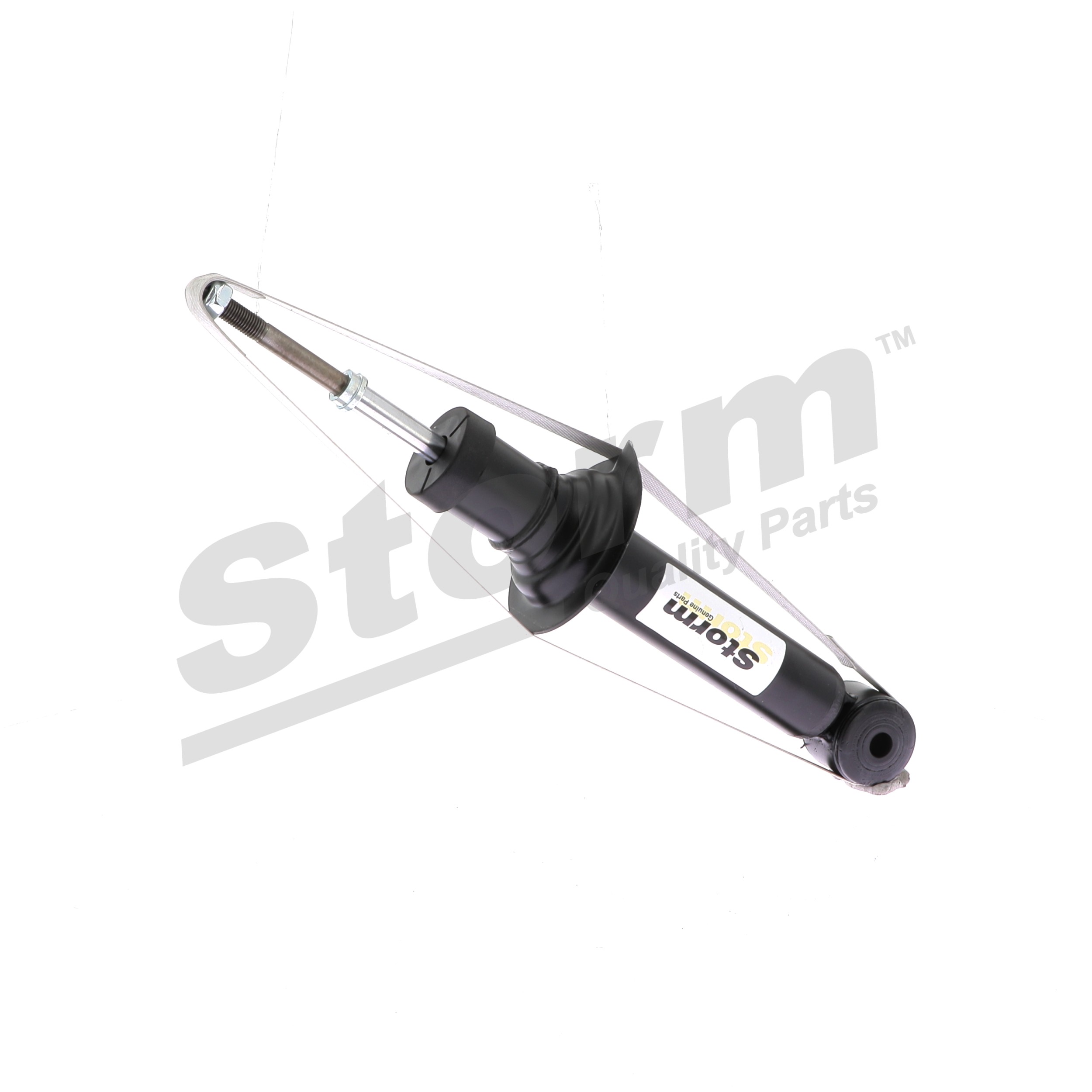 STORM QUALITY PARTS 830150: Stoßdämpfer Hinterachse, Öldruck, Gasdruck, Federbein, Dämpfer mit Zuganschlagfeder