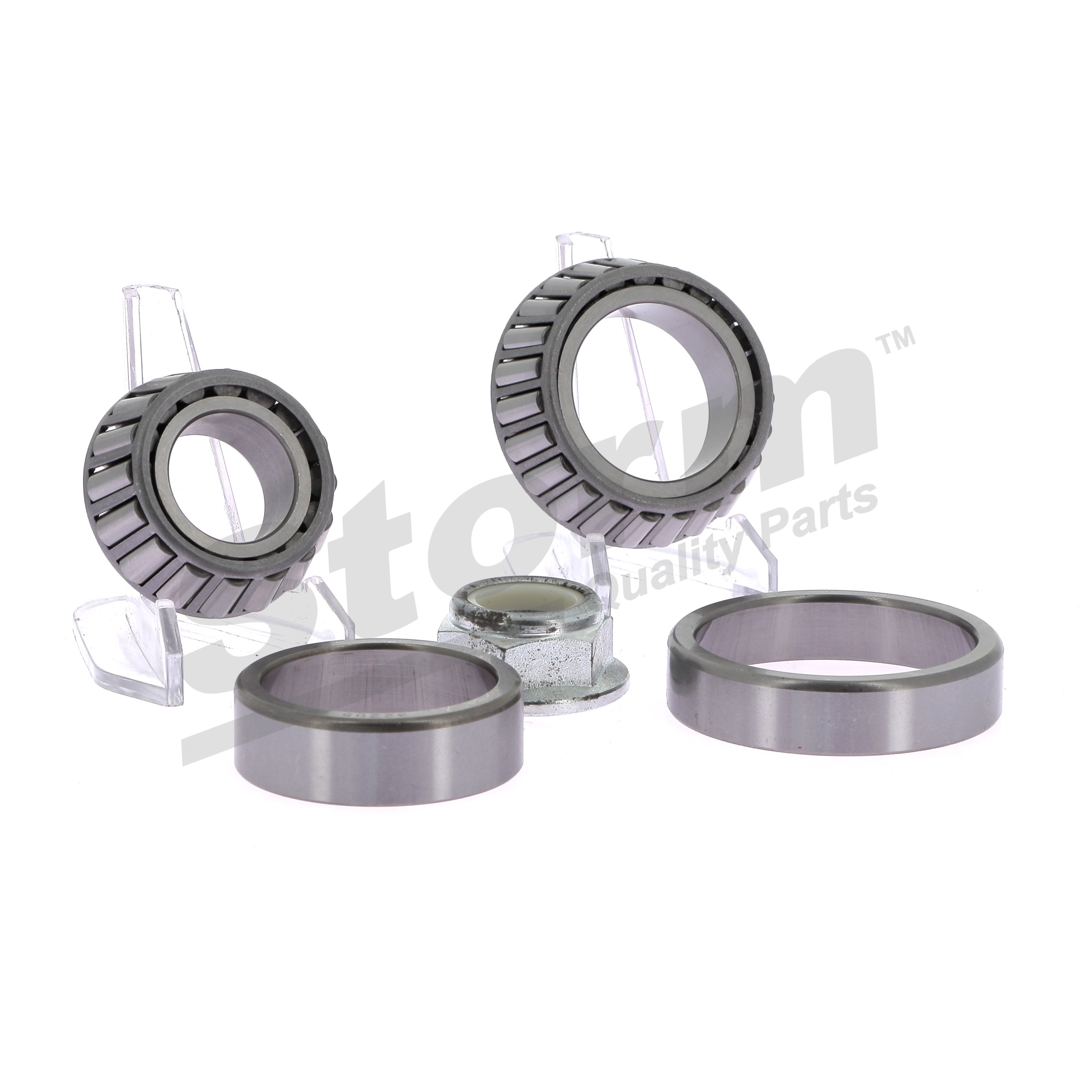 STORM QUALITY PARTS 83566: Juego de cojinete de rueda Eje trasero, sin buje de rueda, sin sensor ABS incorporado