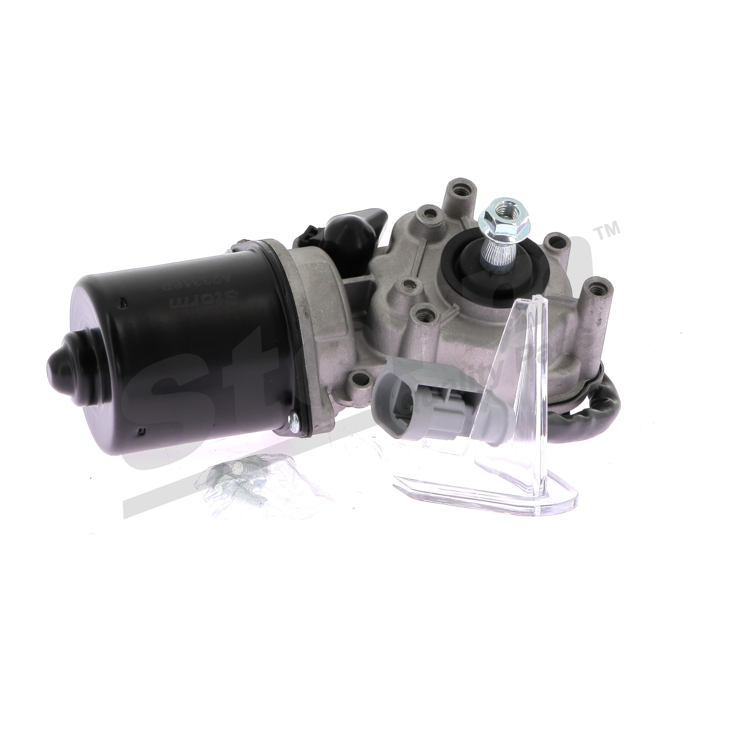 STORM QUALITY PARTS 8361001: Scheibenwischermotor 12V, vorne, ohne Gestänge, mit Schraube