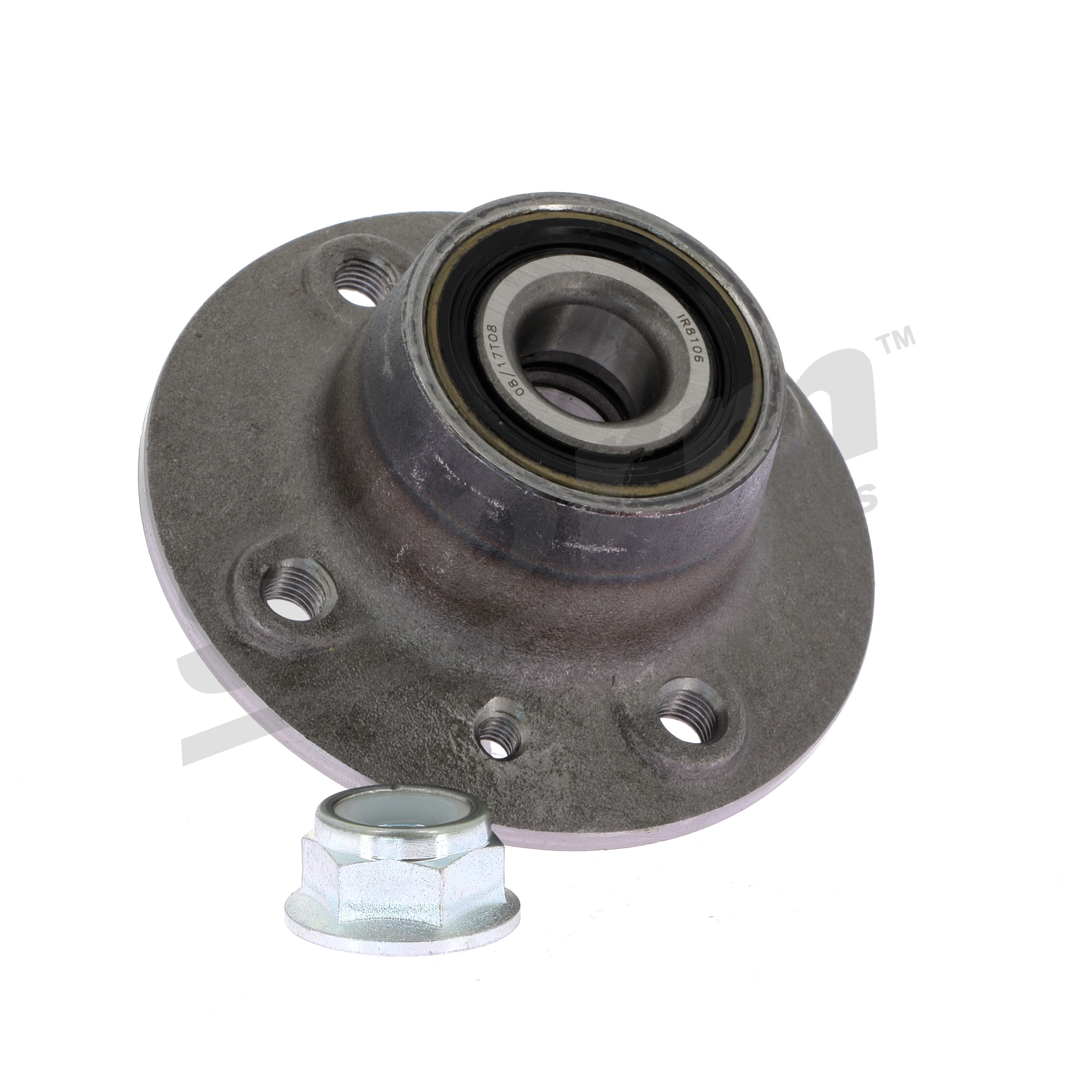 STORM QUALITY PARTS 85065: Juego de cojinete de rueda Eje trasero, Rodamiento integrado en buje de rueda, sin sensor ABS incorporado