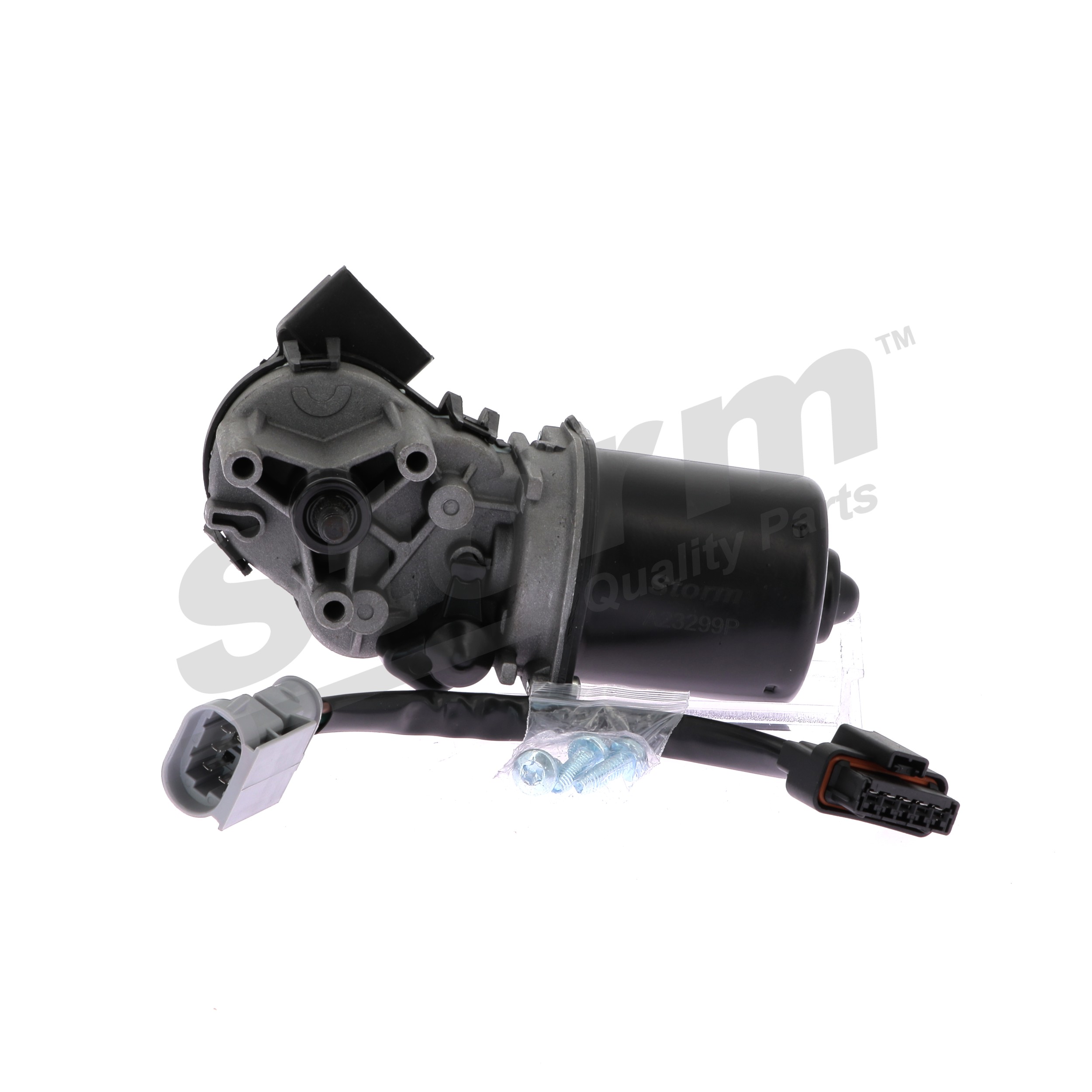 STORM QUALITY PARTS 8711002: Scheibenwischermotor 12V, vorne, ohne Gestänge, mit Schraube