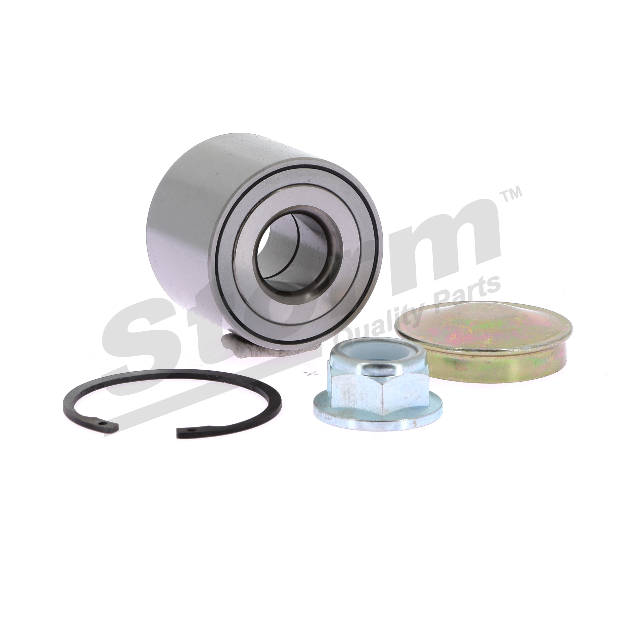 STORM QUALITY PARTS 87164: Juego de cojinete de rueda Eje trasero, sin buje de rueda, con sensor ABS incorporado