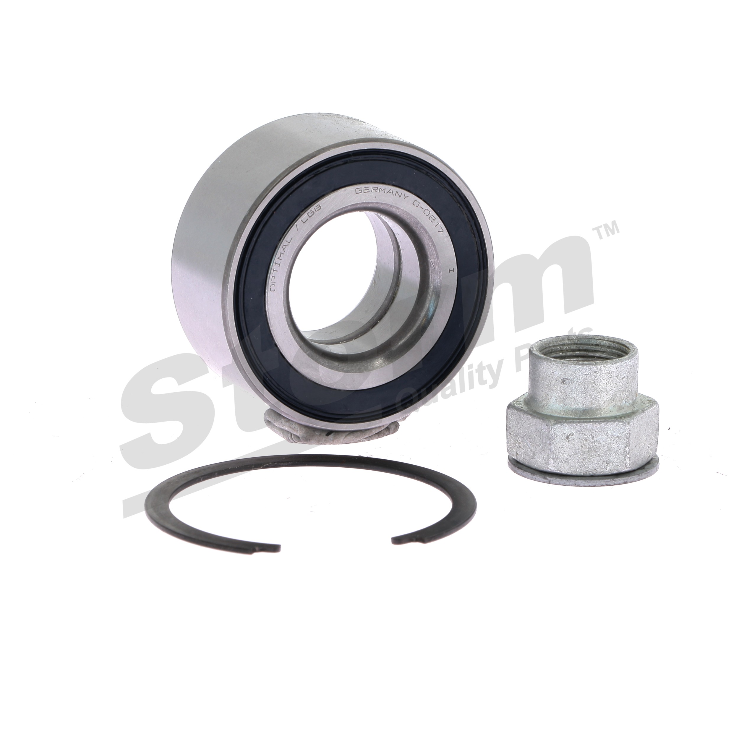 STORM QUALITY PARTS 890251: Juego de cojinete de rueda Eje delantero, sin buje de rueda, sin sensor ABS incorporado