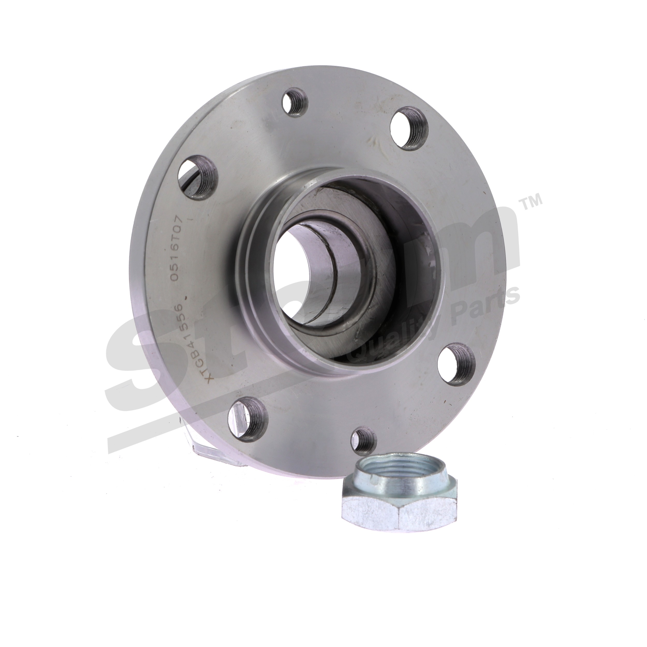STORM QUALITY PARTS 891154: Juego de cojinete de rueda Eje trasero, Rodamiento integrado en buje de rueda, con sensor ABS incorporado