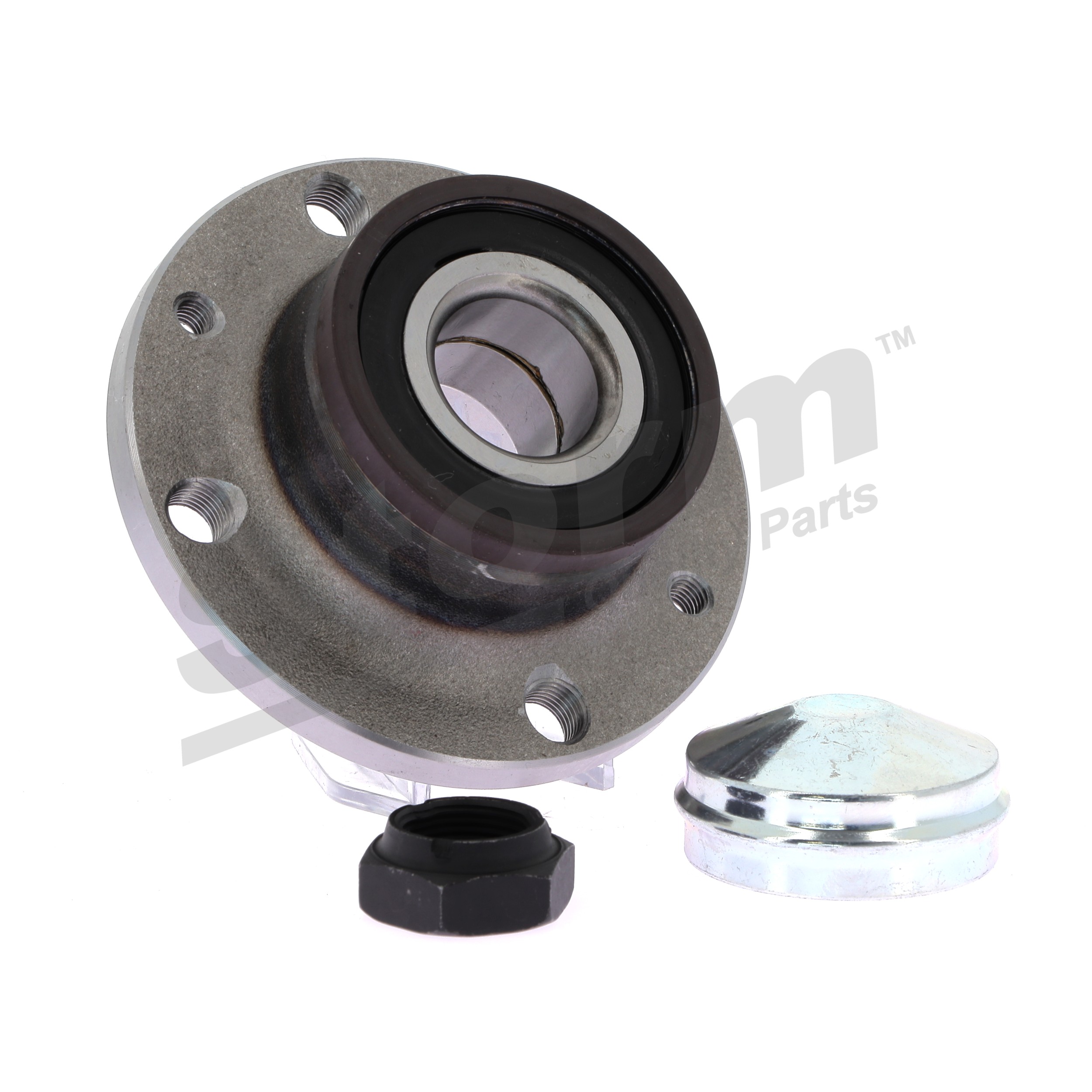 STORM QUALITY PARTS 891728: Juego de cojinete de rueda Eje trasero, Rodamiento integrado en buje de rueda, con sensor ABS incorporado