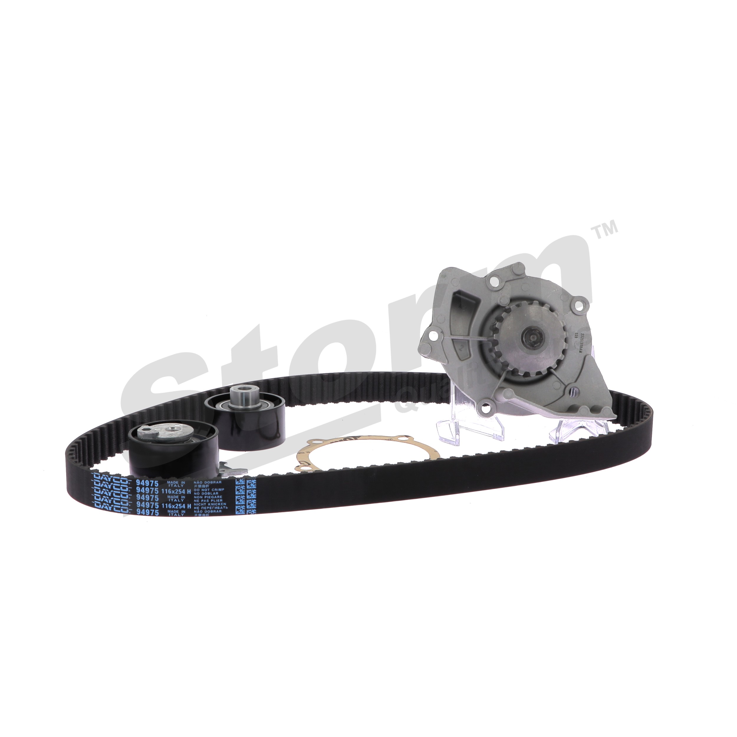 STORM QUALITY PARTS 904595KP: Bomba de água + kit de correia dentada N.º dentes: 116, Largura: 254, 30, 29mm, com bomba de água, com junta, sem acessórios