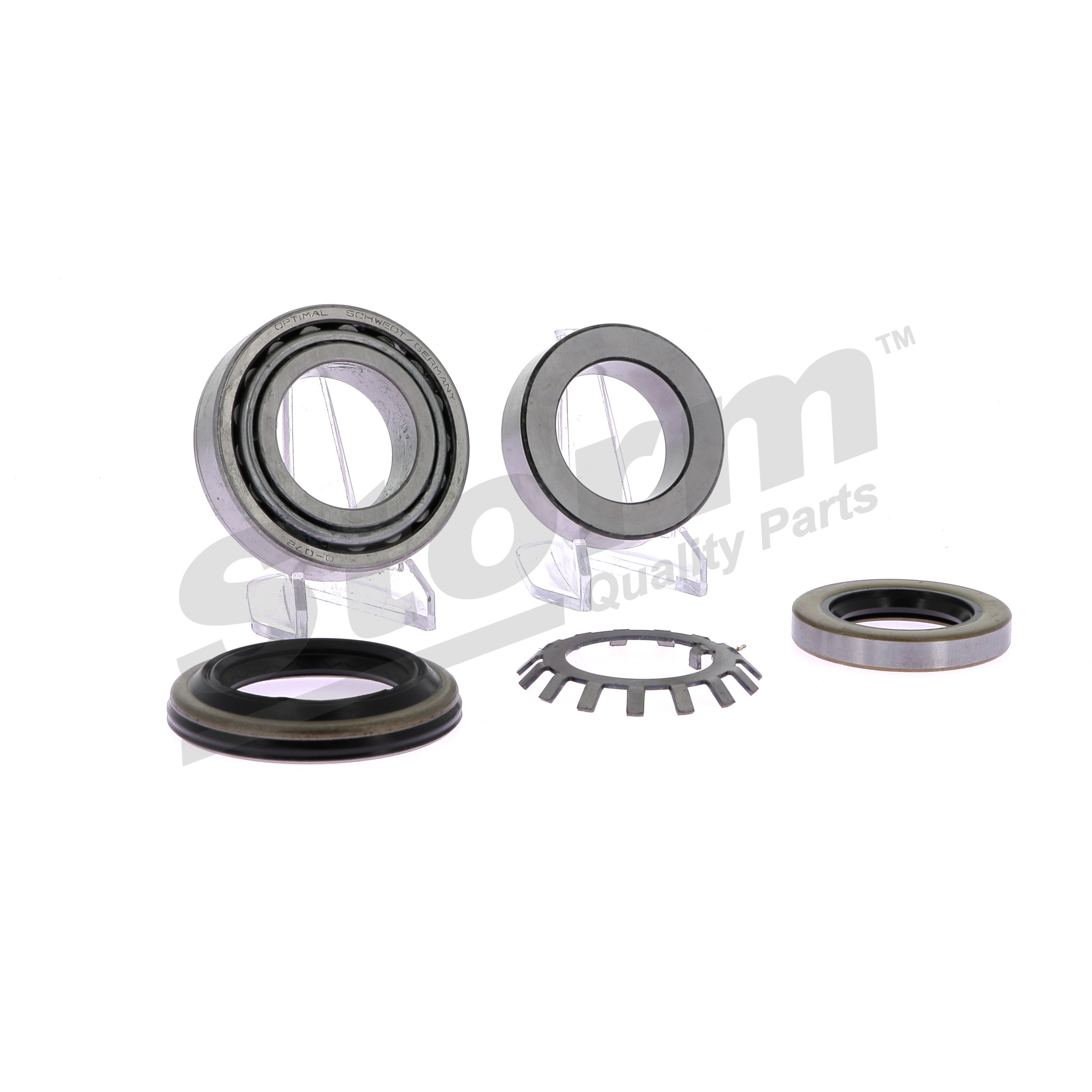 STORM QUALITY PARTS 911743: Juego de cojinete de rueda Eje trasero, sin buje de rueda, sin sensor ABS incorporado