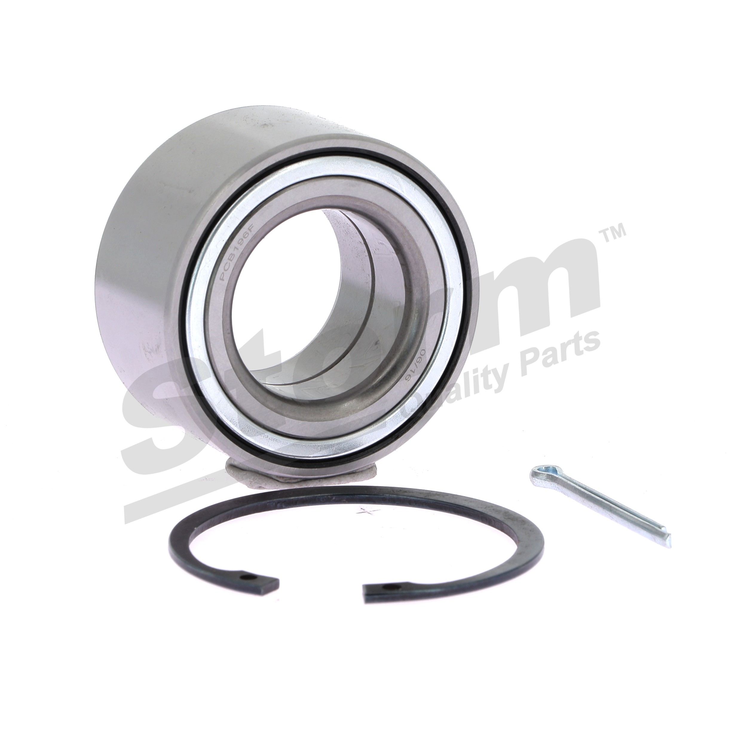 STORM QUALITY PARTS 911766: Juego de cojinete de rueda Eje trasero, sin buje de rueda, sin sensor ABS incorporado