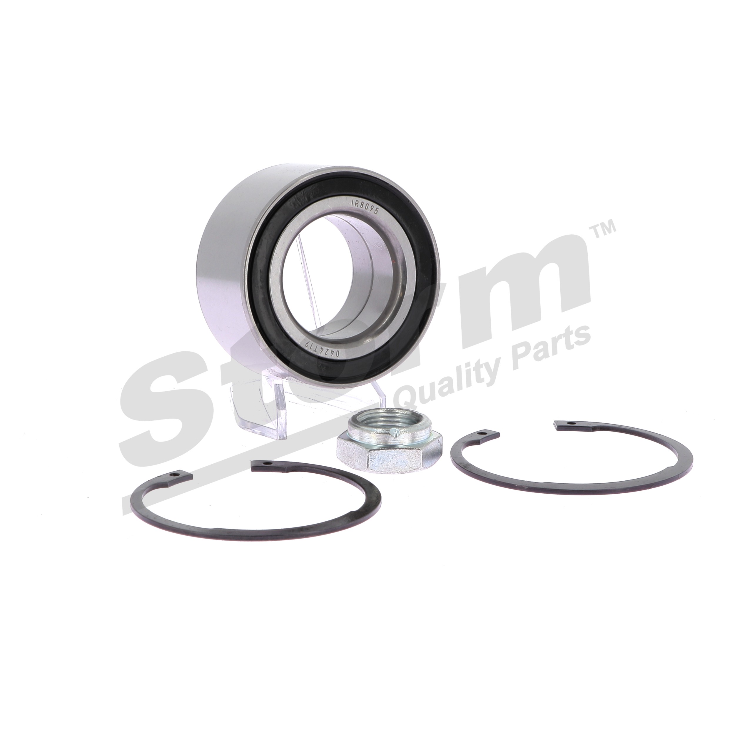 STORM QUALITY PARTS 92065: Juego de cojinete de rueda Eje delantero, sin buje de rueda, sin sensor ABS incorporado