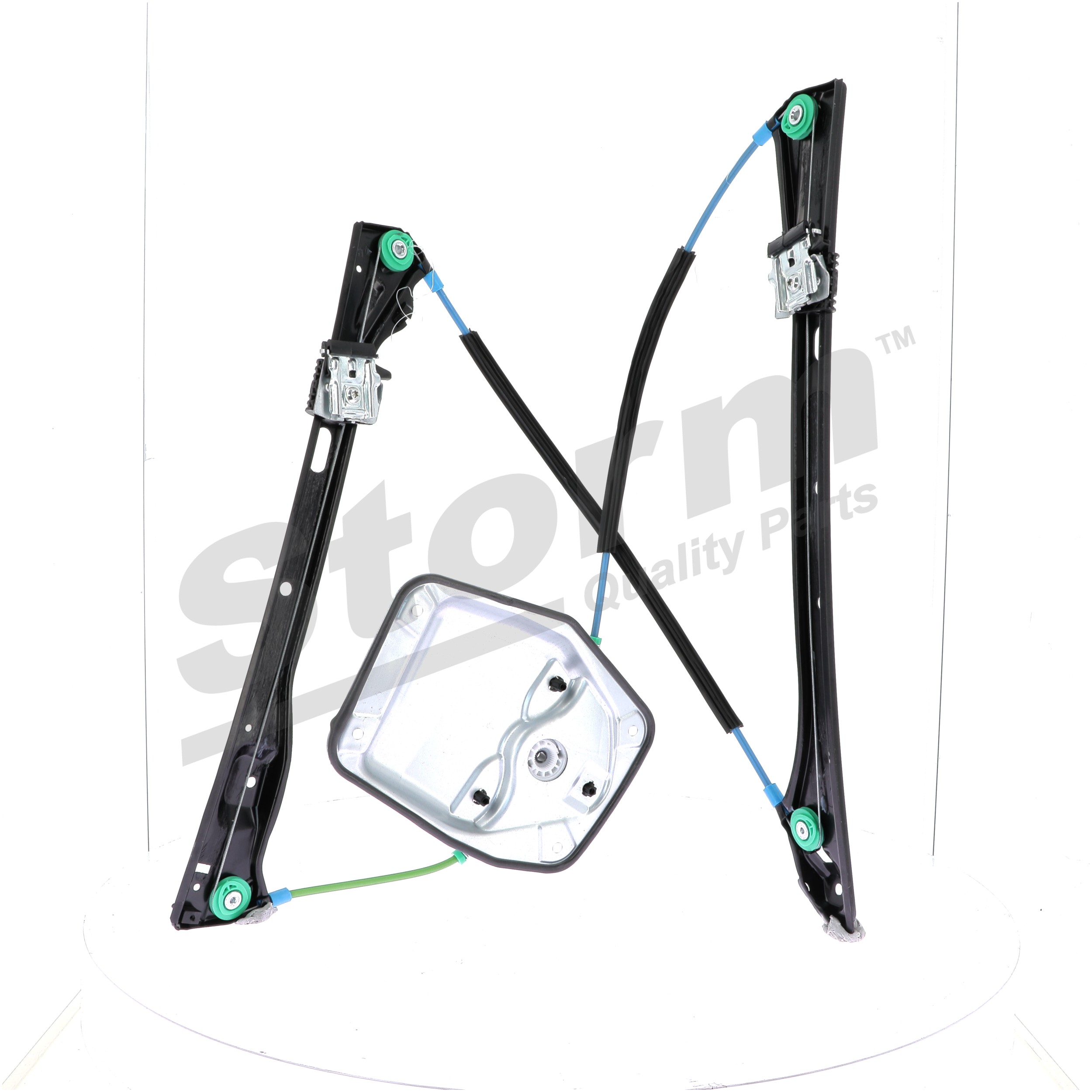 STORM QUALITY PARTS 9307631: Mechanizmus zdvíhania okna predne lave, elektricky, bez elektromotora
