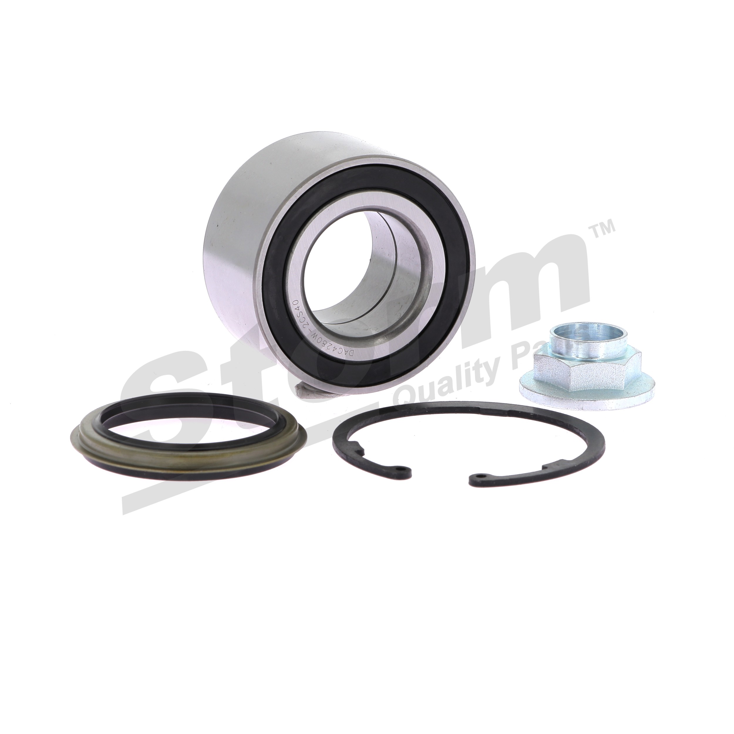 STORM QUALITY PARTS 939260: Juego de cojinete de rueda Eje delantero, sin buje de rueda, sin sensor ABS incorporado