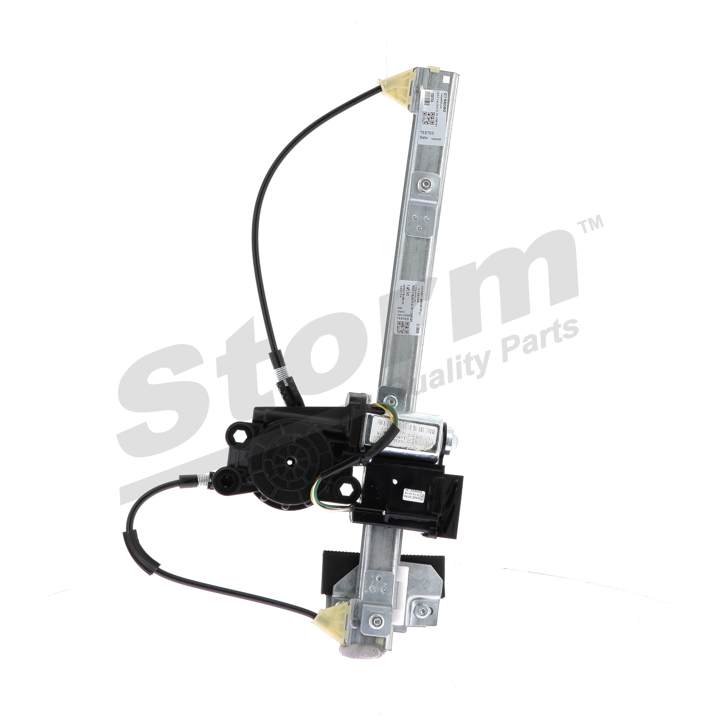 STORM QUALITY PARTS 96074: Fensterheber hinten rechts, elektrisch, mit Elektromotor