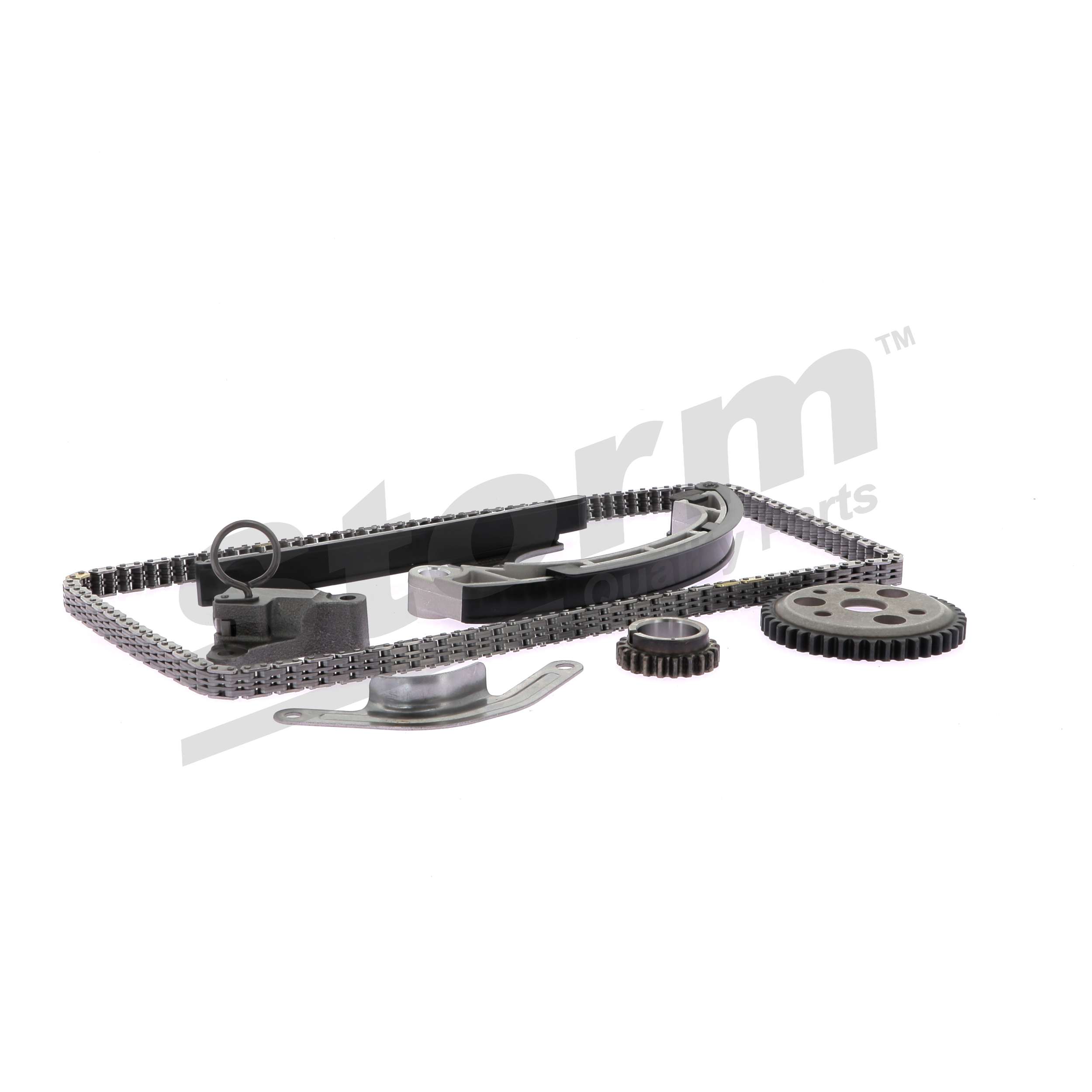 STORM QUALITY PARTS KITC555003: Kit de cadena de distribución con tensor de cadena, sin junta, con accesorios, con rueda dentada
