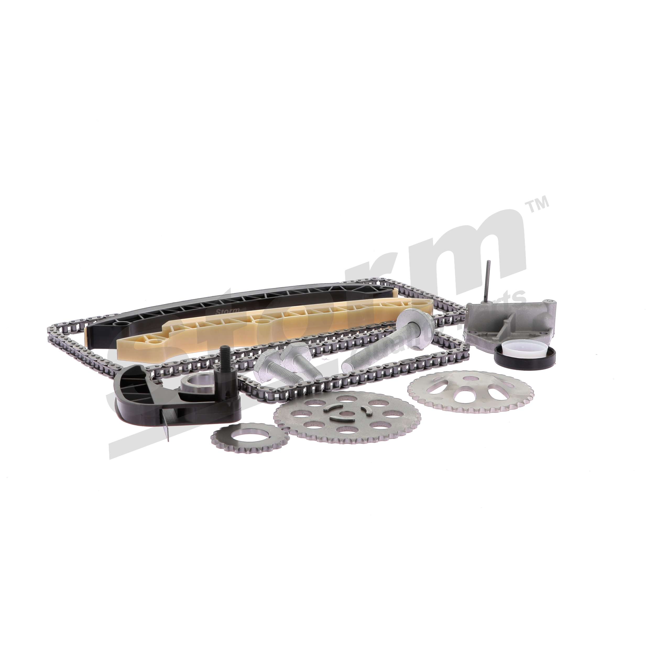 STORM QUALITY PARTS KITC555009: Kit de chaîne de distribution avec tendeur de chaîne, avec joint d'étanchéite, avec accessoires, avec roue dentée