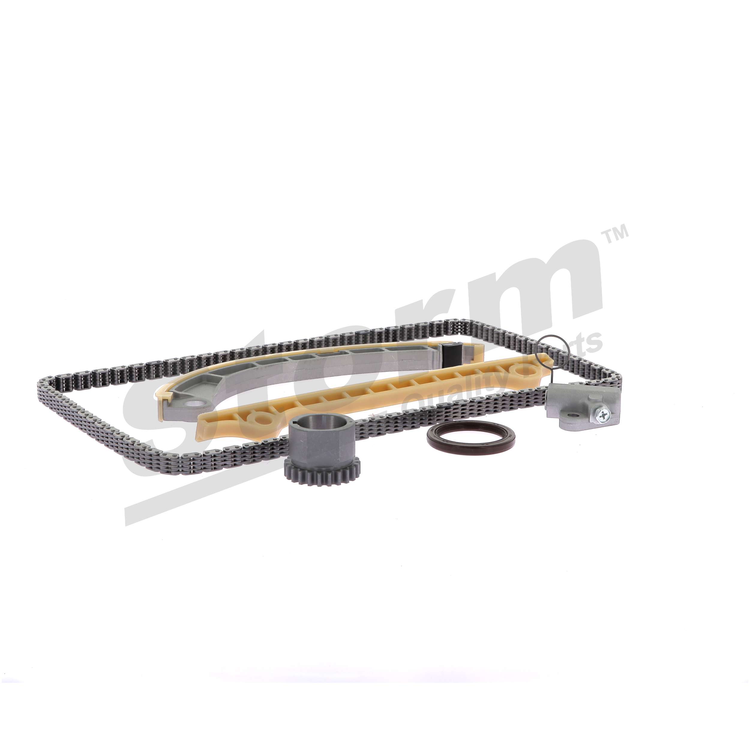 STORM QUALITY PARTS KITC555012: Kit de cadena de distribución con tensor de cadena, con junta, con accesorios, con rueda dentada