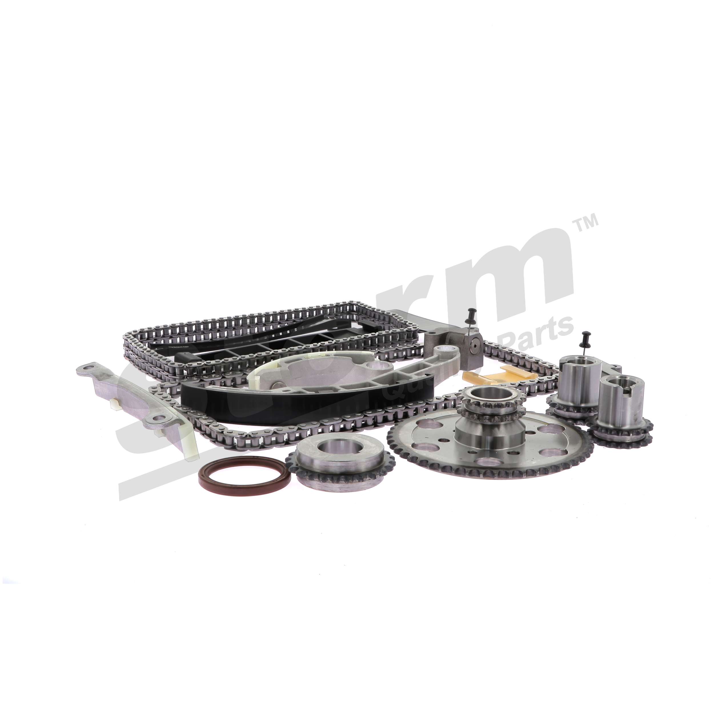 STORM QUALITY PARTS KITC555022: Kit de cadena de distribución con tensor de cadena, con junta, con accesorios, con rueda dentada
