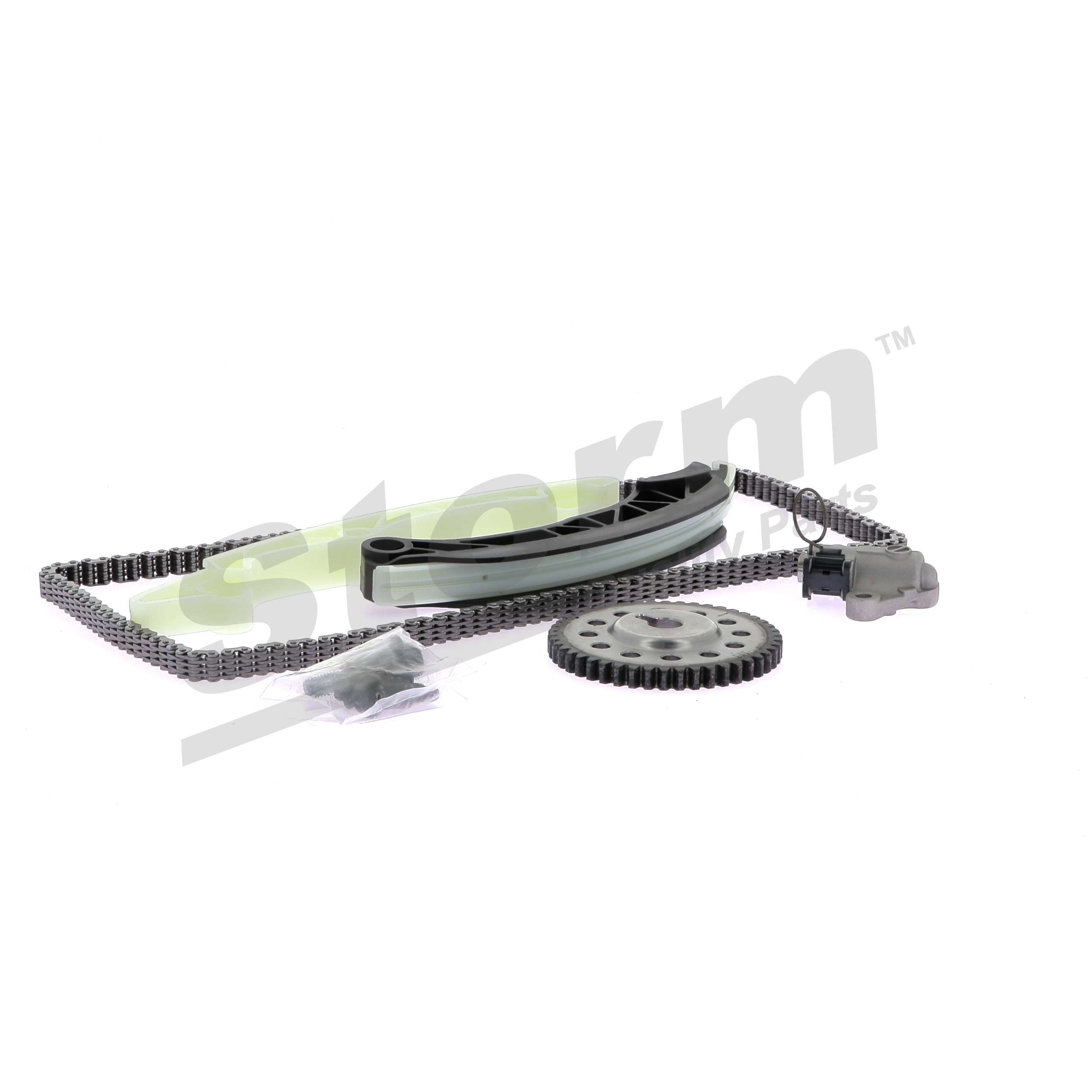 STORM QUALITY PARTS KITC555023: Kit de cadena de distribución con tensor de cadena, sin junta, con accesorios, con rueda dentada