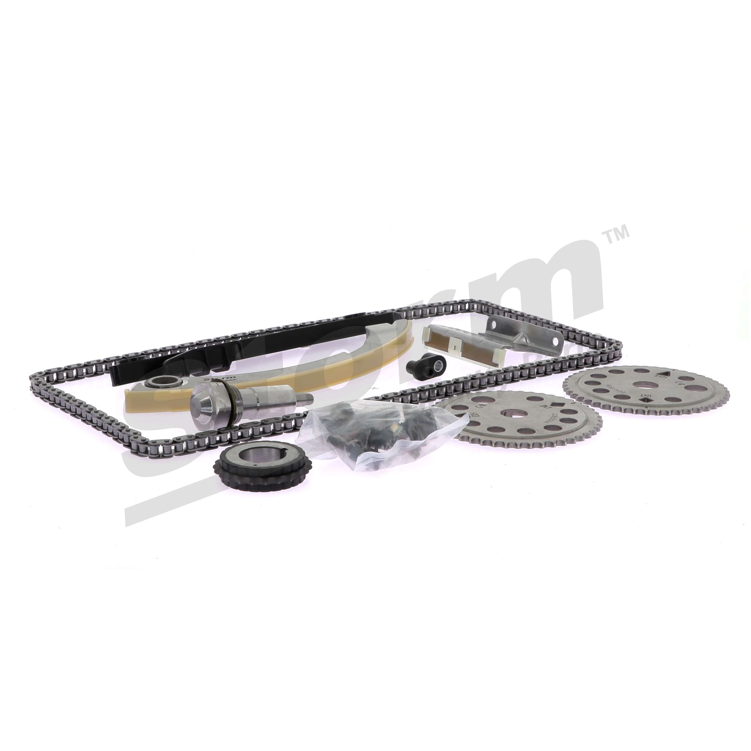 STORM QUALITY PARTS KITC555025: Steuerkettensatz mit Kettenspanner, mit Dichtung, mit Zubehör, mit Zahnrad