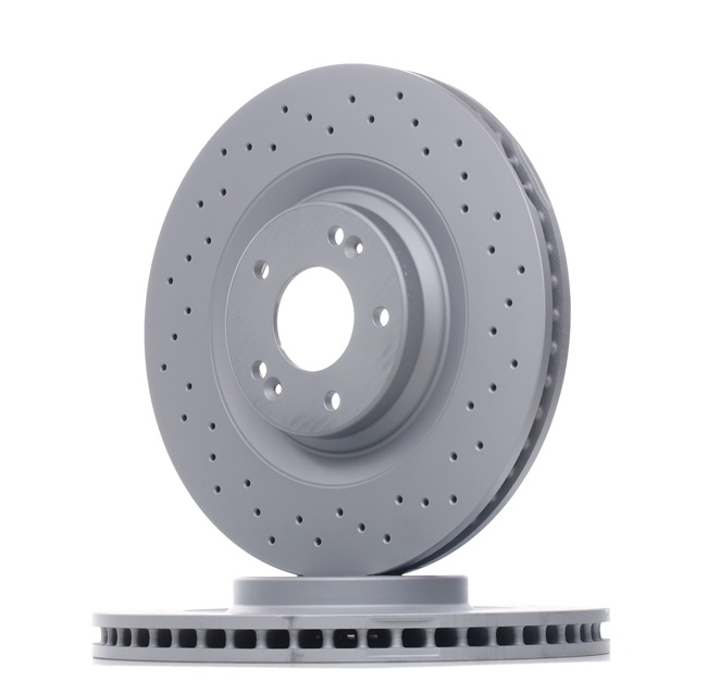 ZIMMERMANN 285.3537.52: Disc de frână SPORT Z Ř: 345mm, ventilat interior, perforat, Ř: 345mm, acoperit (cu un strat protector)