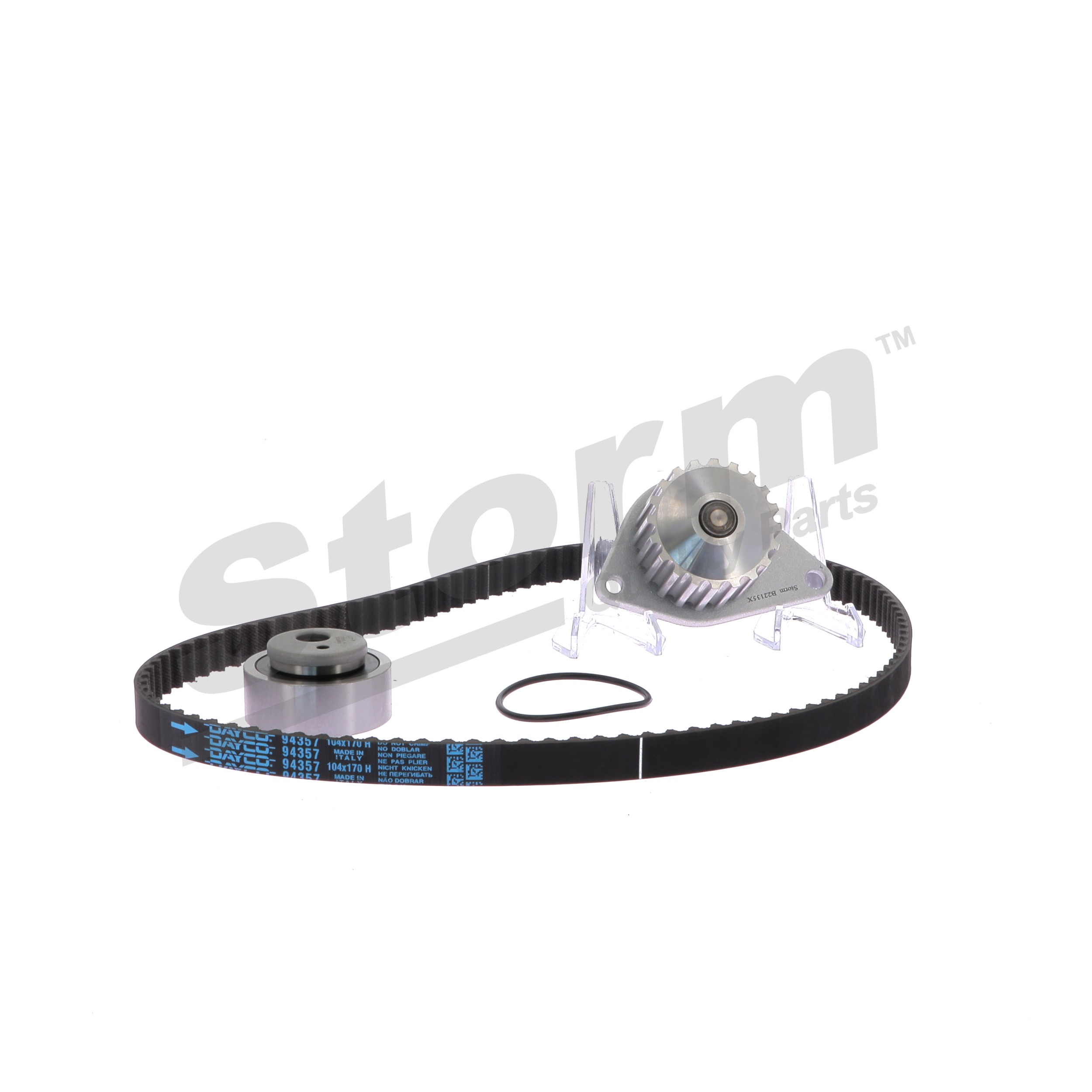 STORM QUALITY PARTS 5550107KP: Bomba de água + kit de correia dentada N.º dentes: 104, Largura: 170, 22mm, com bomba de água, com junta, sem acessórios