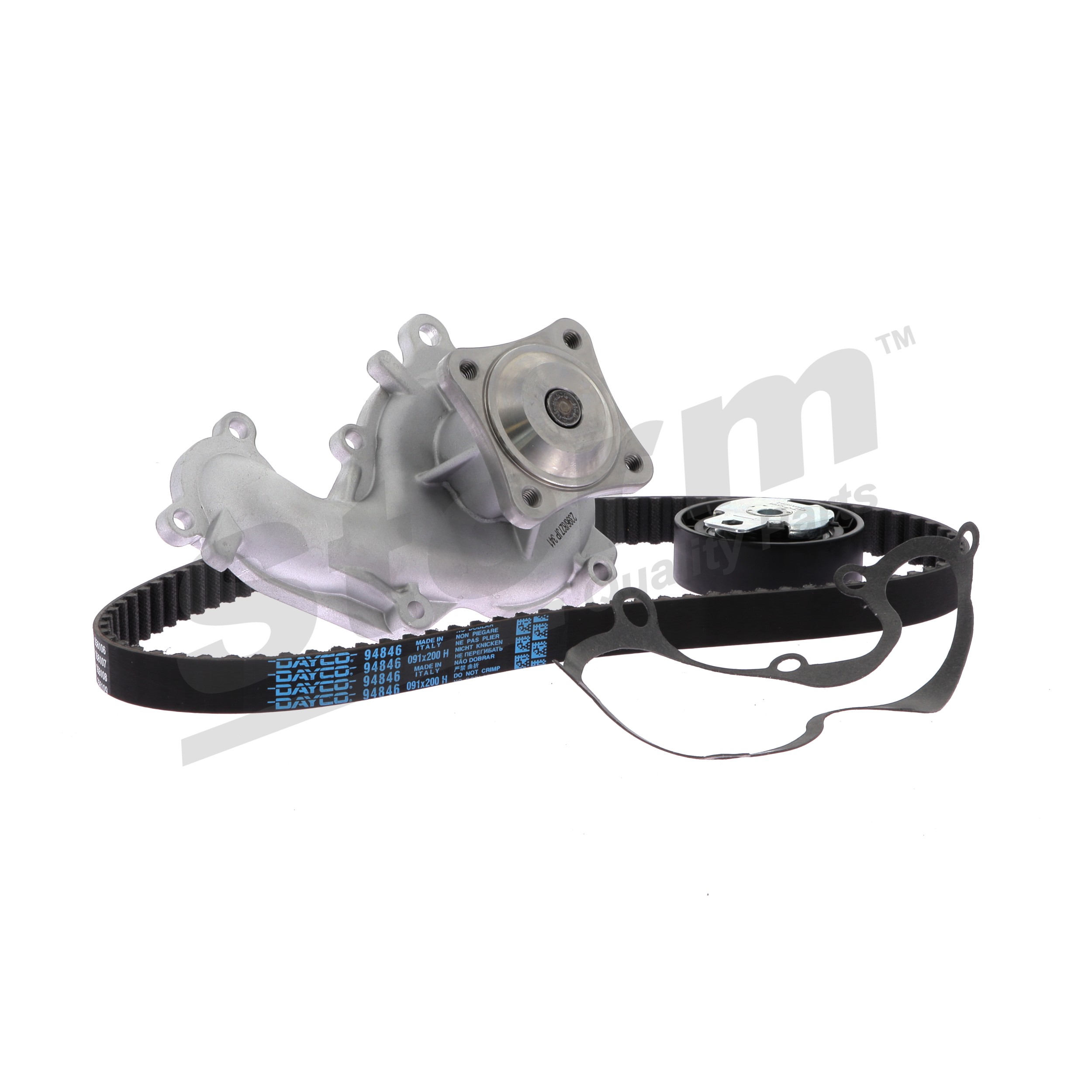 STORM QUALITY PARTS 5550572KP: Bomba de agua + kit de correa de distribución Núm. dientes: 91, Ancho: 200, 24mm, con bomba de agua, sin accesorios