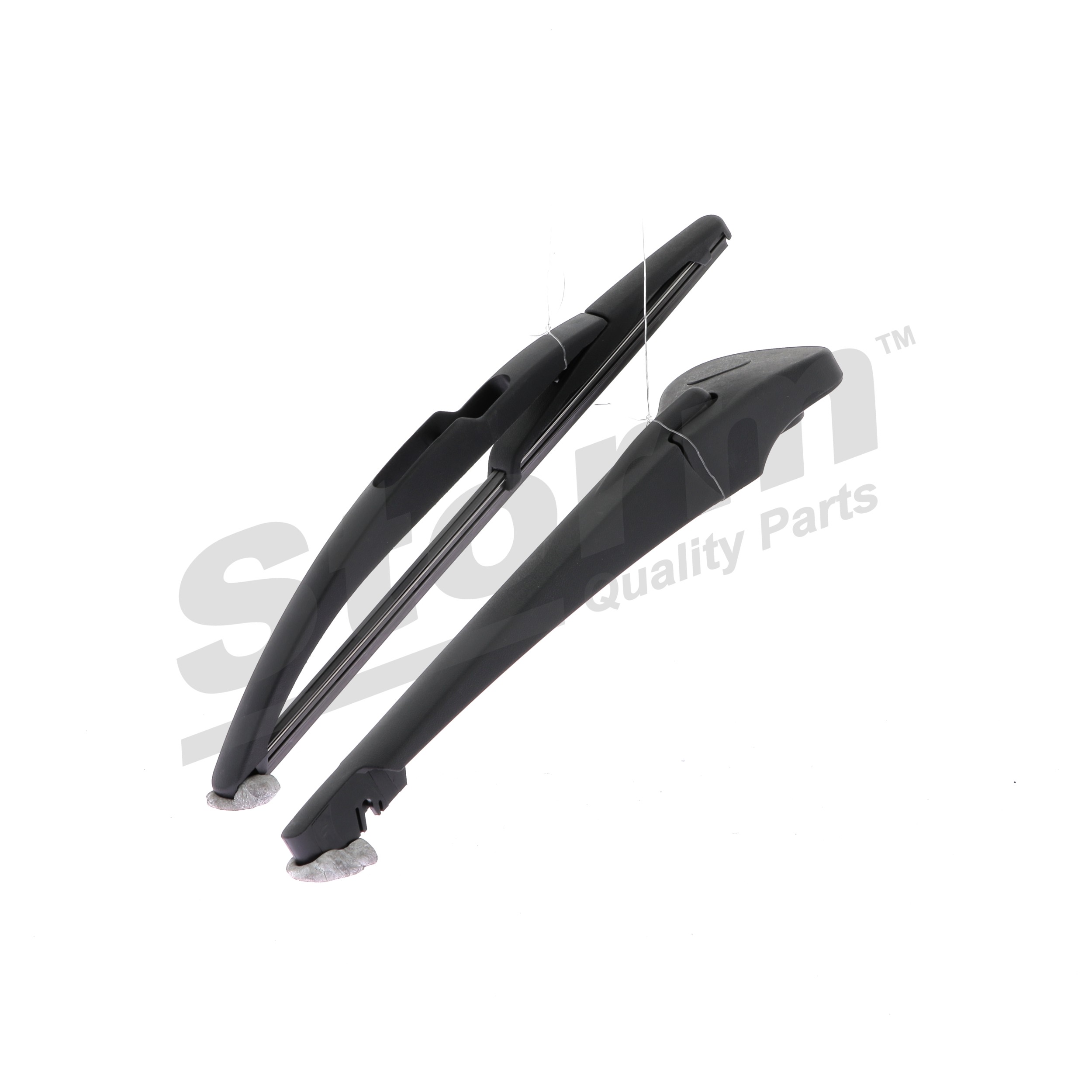 STORM QUALITY PARTS 87242KIT: Juego de brazos limpiaparabrisas, limpieza parabrisas con caperuza, con limpiaparabrisas incorporado