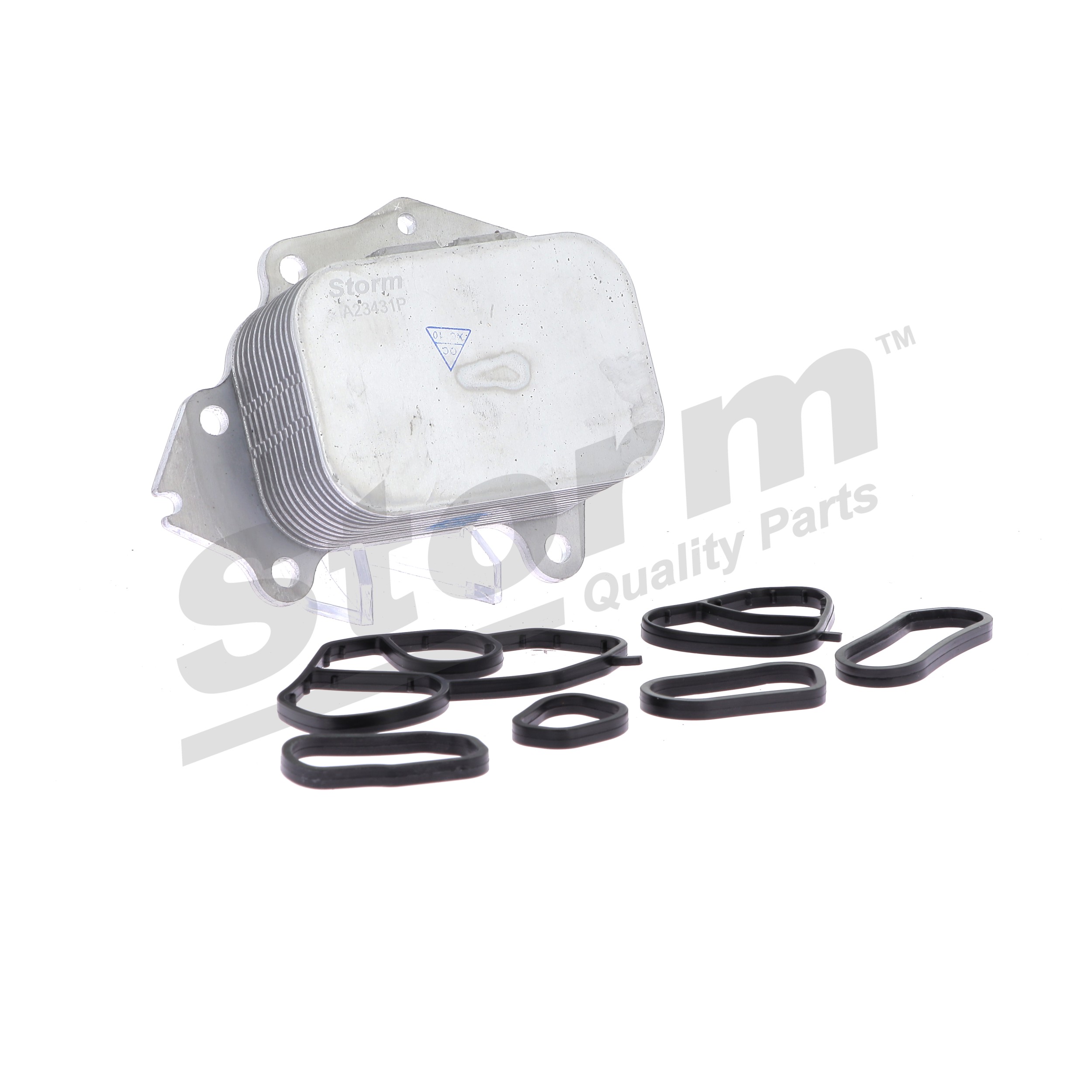 STORM QUALITY PARTS F10602: Olejový chladič, motorový olej s těsněním