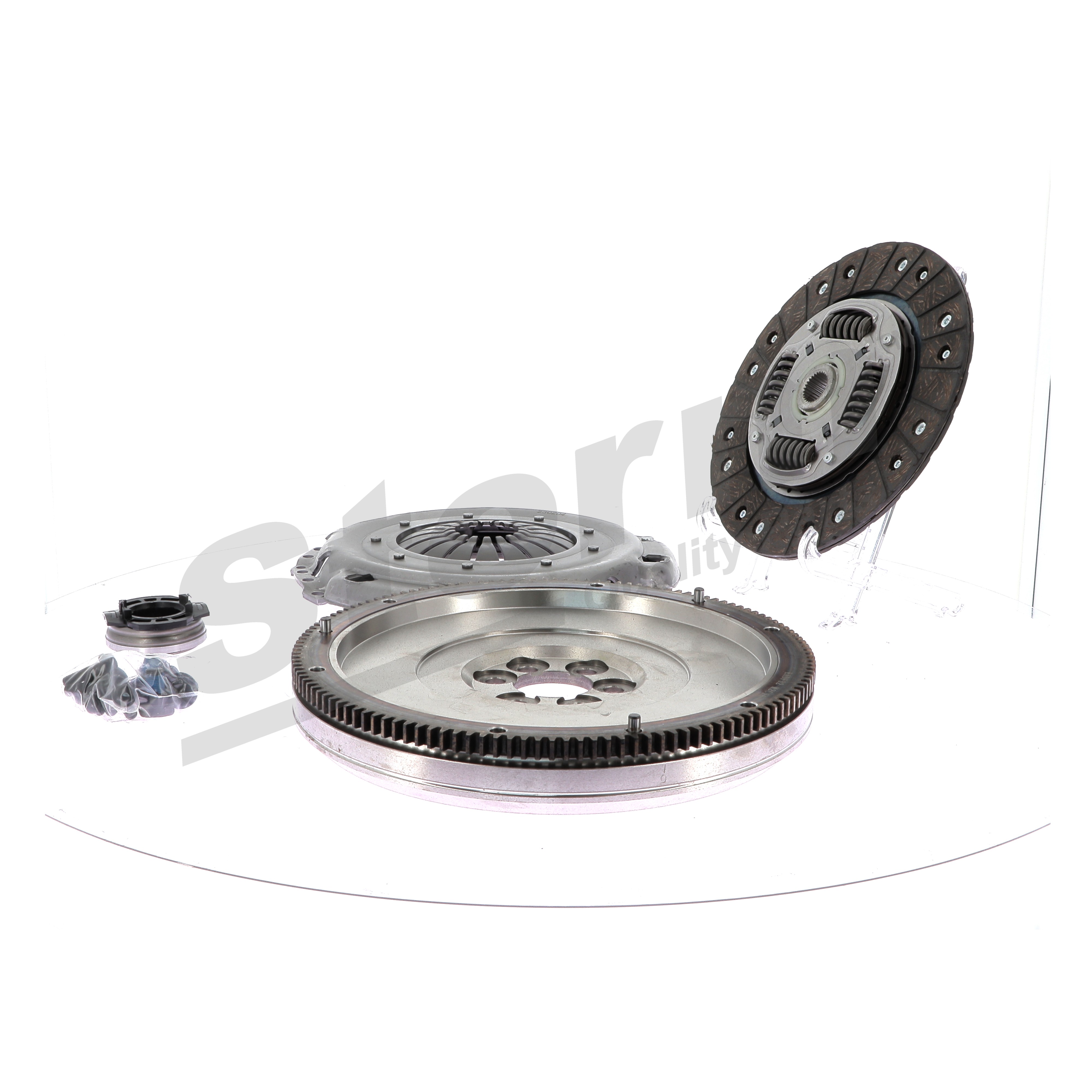 STORM QUALITY PARTS STO1000: Kit de embrague con volante monomasa, con placa de apriete de embrague, con plato de embrague, con cojinete de desembrague, con juego de tornillos