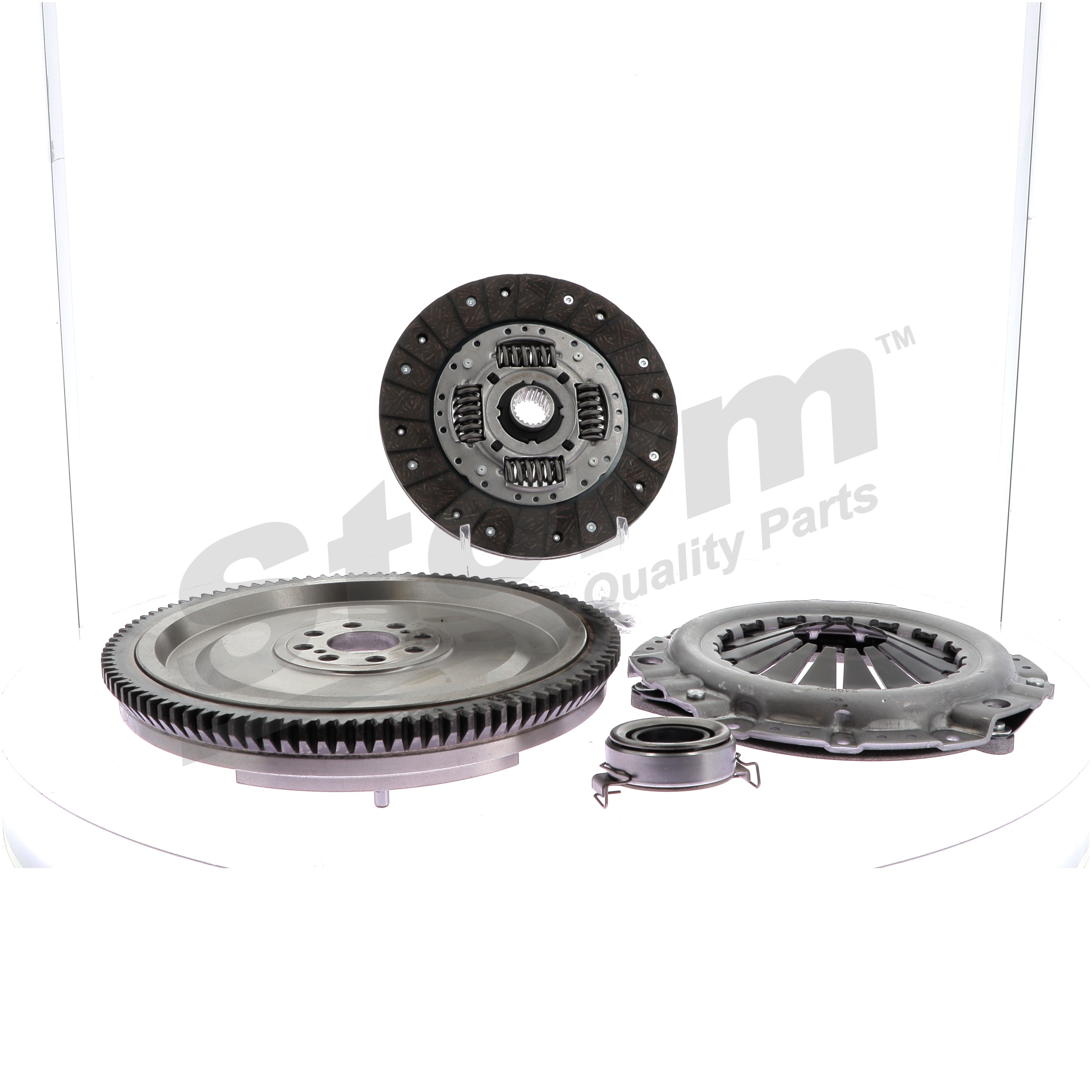 STORM QUALITY PARTS STO1005: Kit de embraiagem com volante monomassa, com prato da embraiagem, com disco da embraiagem, com rolamento de desembraiagem, com jogo de parafusos