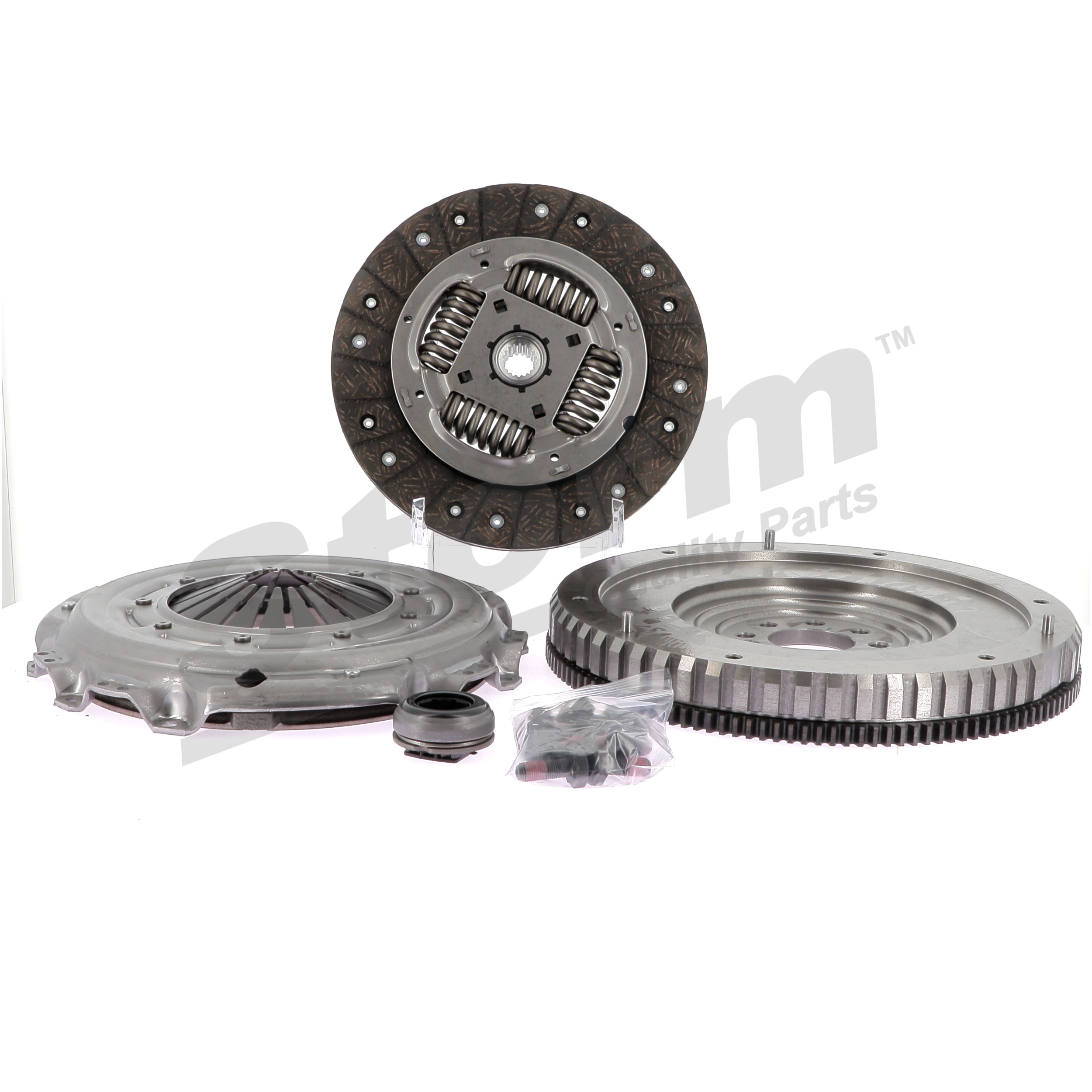 STORM QUALITY PARTS STO1008: Kit frizione con volano monomassa, con spingidisco frizione, con disco frizione, con cuscinetto disinnesto, con kit bulloni/viti