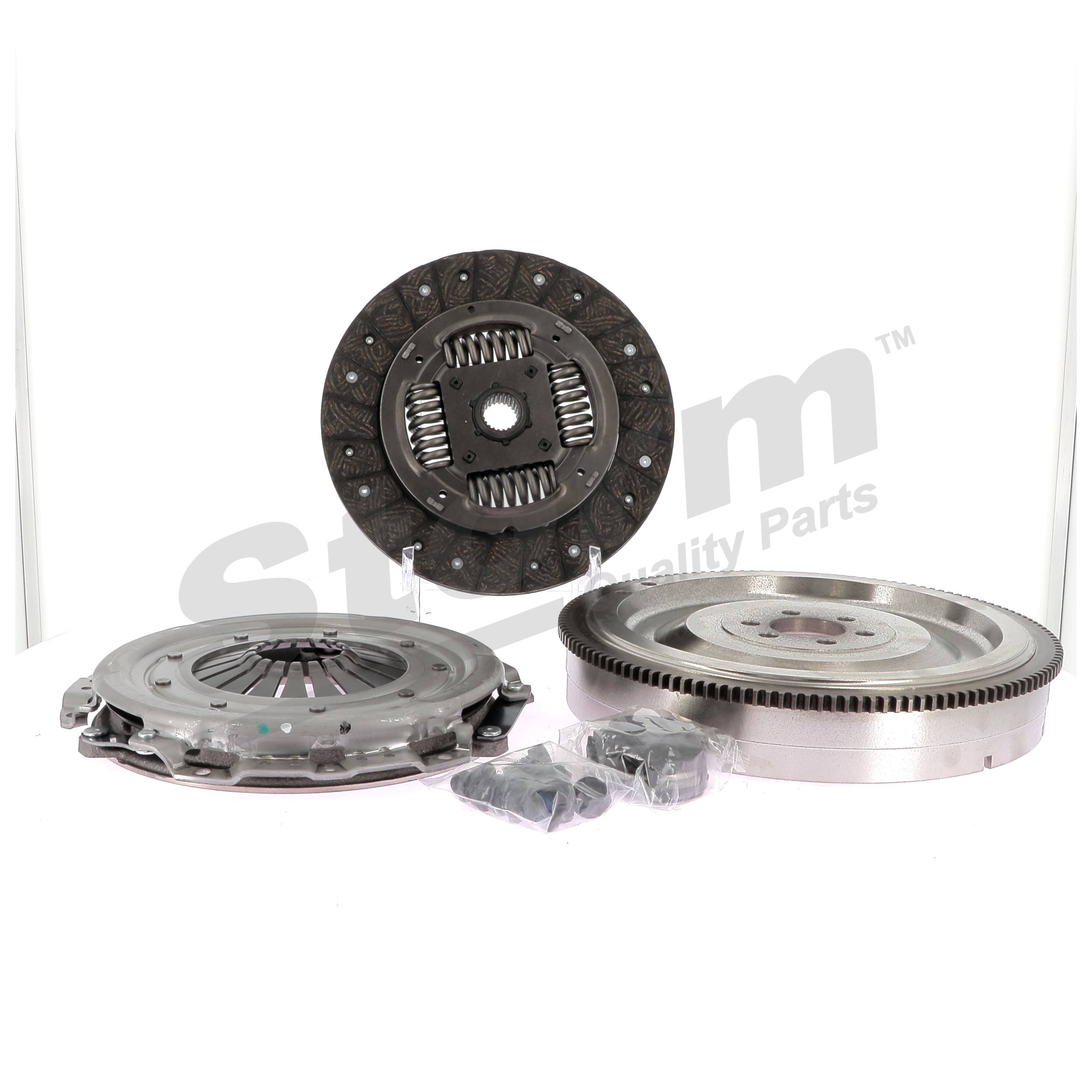 STORM QUALITY PARTS STO1010: Kit de embrague con volante monomasa, con placa de apriete de embrague, con plato de embrague, con cojinete de desembrague, con juego de tornillos