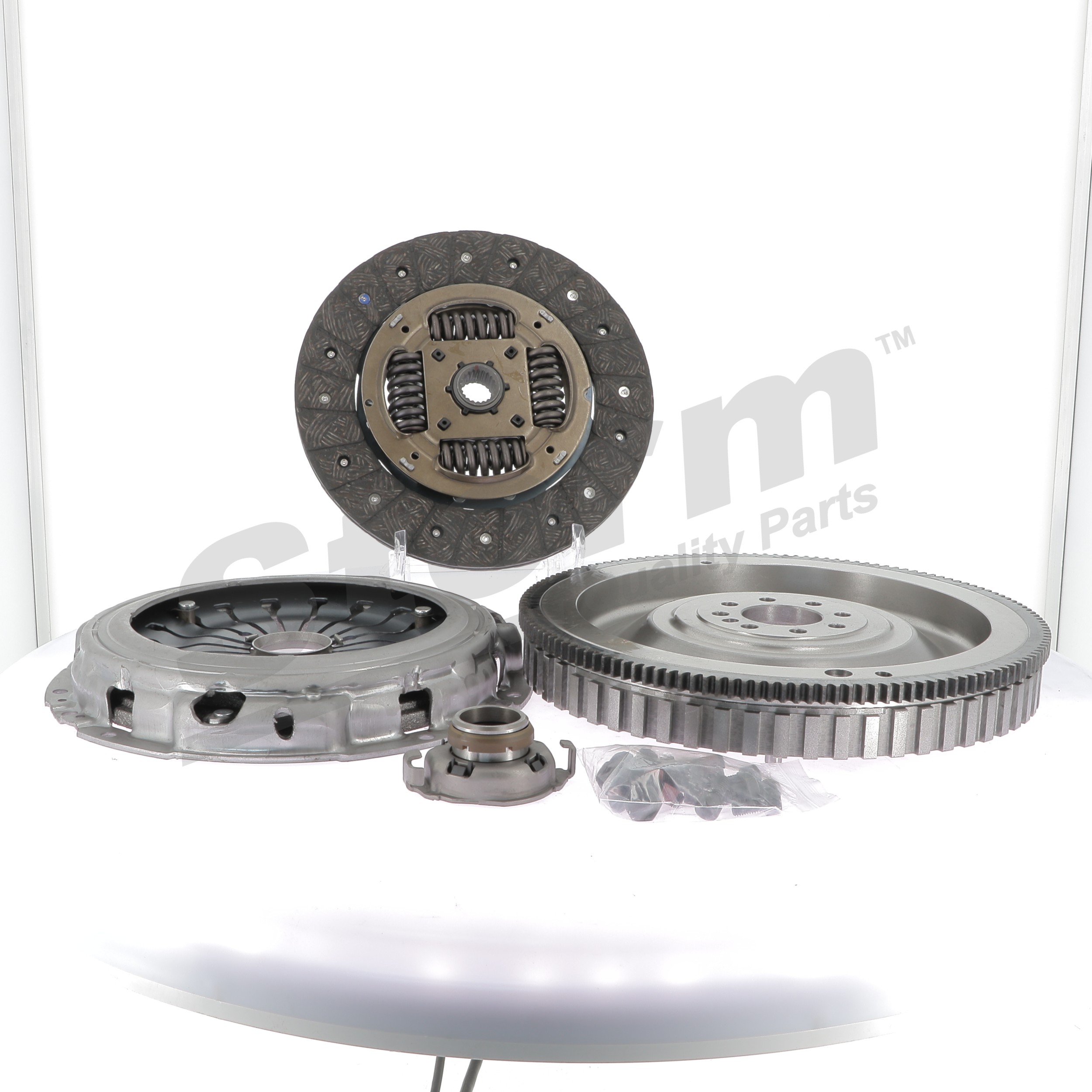 STORM QUALITY PARTS STO1019: Kit de embrague con volante monomasa, con placa de apriete de embrague, con plato de embrague, con cojinete de desembrague, con juego de tornillos
