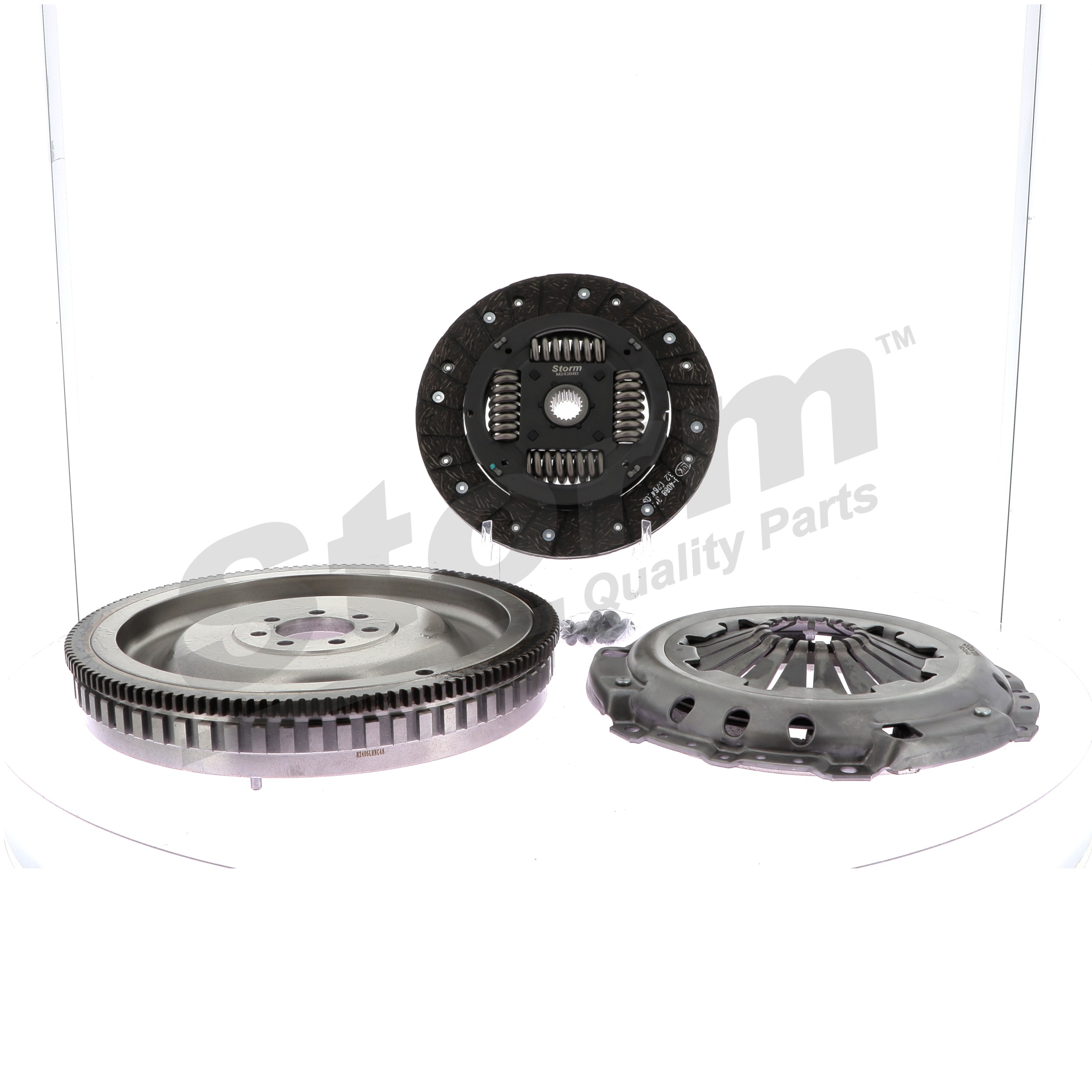 STORM QUALITY PARTS STO1021: Kupplungssatz mit Einmassenschwungrad, mit Kupplungsdruckplatte, mit Kupplungsscheibe, ohne Ausrücklager, mit Schraubensatz