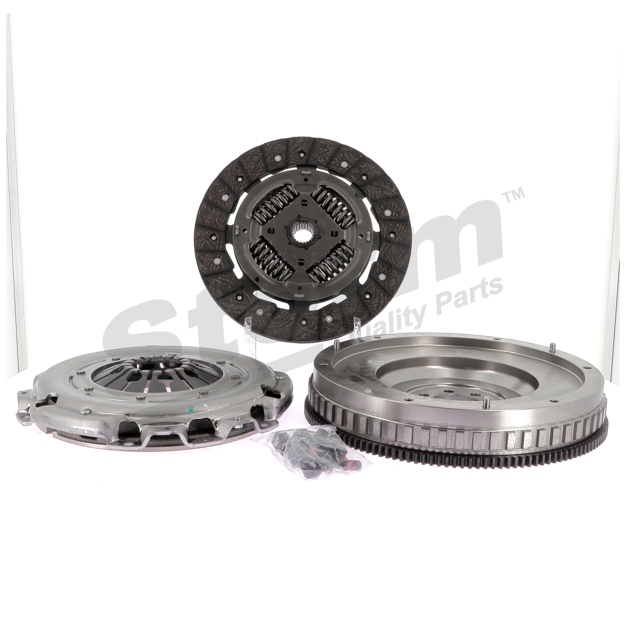 STORM QUALITY PARTS STO1039: Kupplungssatz mit Einmassenschwungrad, mit Kupplungsdruckplatte, mit Kupplungsscheibe, ohne Ausrücklager, mit Schraubensatz