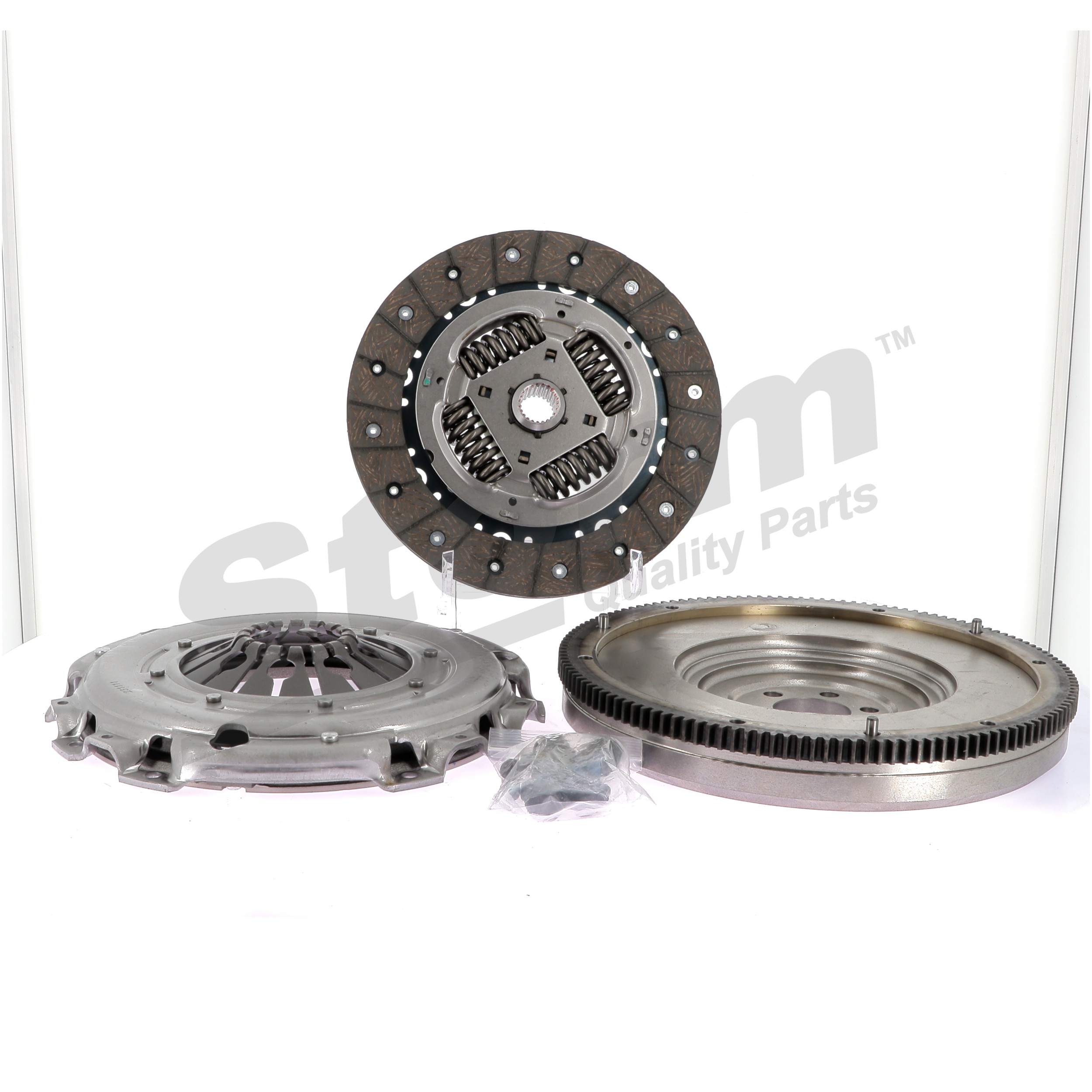 STORM QUALITY PARTS STO1045: Kupplungssatz mit Einmassenschwungrad, mit Kupplungsdruckplatte, mit Kupplungsscheibe, ohne Ausrücklager, mit Schraubensatz
