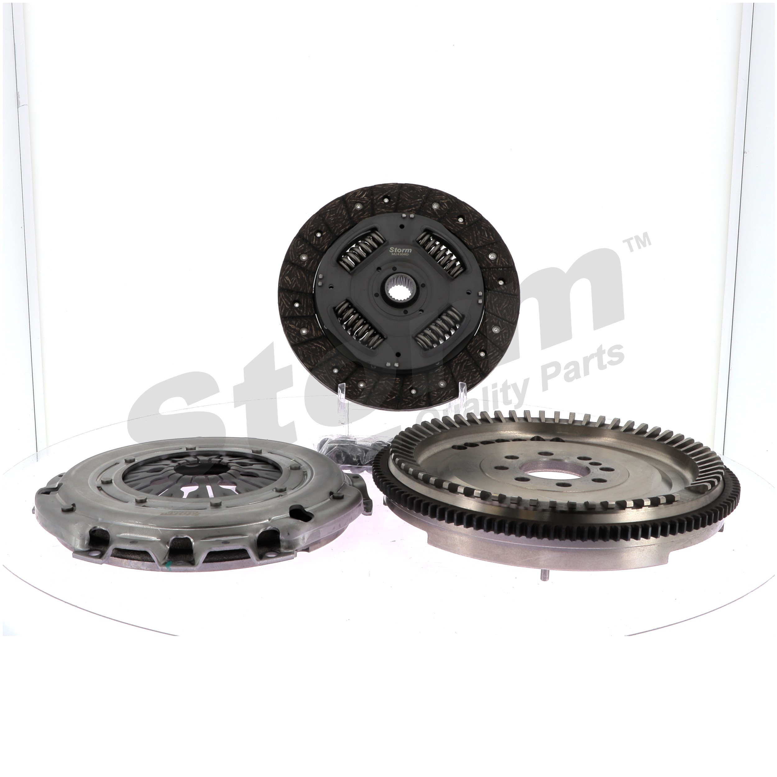 STORM QUALITY PARTS STO1051: Kit de embraiagem com volante monomassa, com prato da embraiagem, com disco da embraiagem, sem rolamento de desembraiagem, com jogo de parafusos