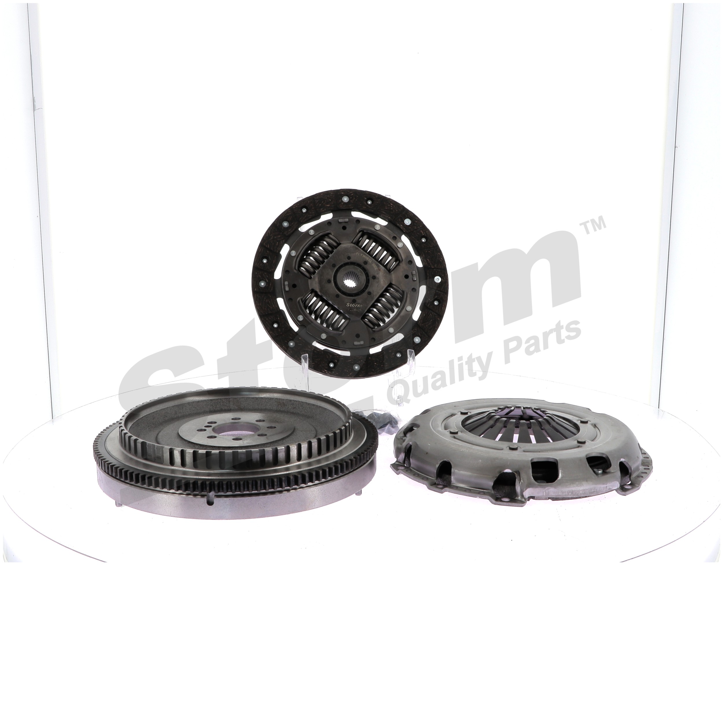 STORM QUALITY PARTS STO40020: Kupplungssatz mit Einmassenschwungrad, mit Kupplungsdruckplatte, mit Kupplungsscheibe, ohne Ausrücklager, mit Schraubensatz