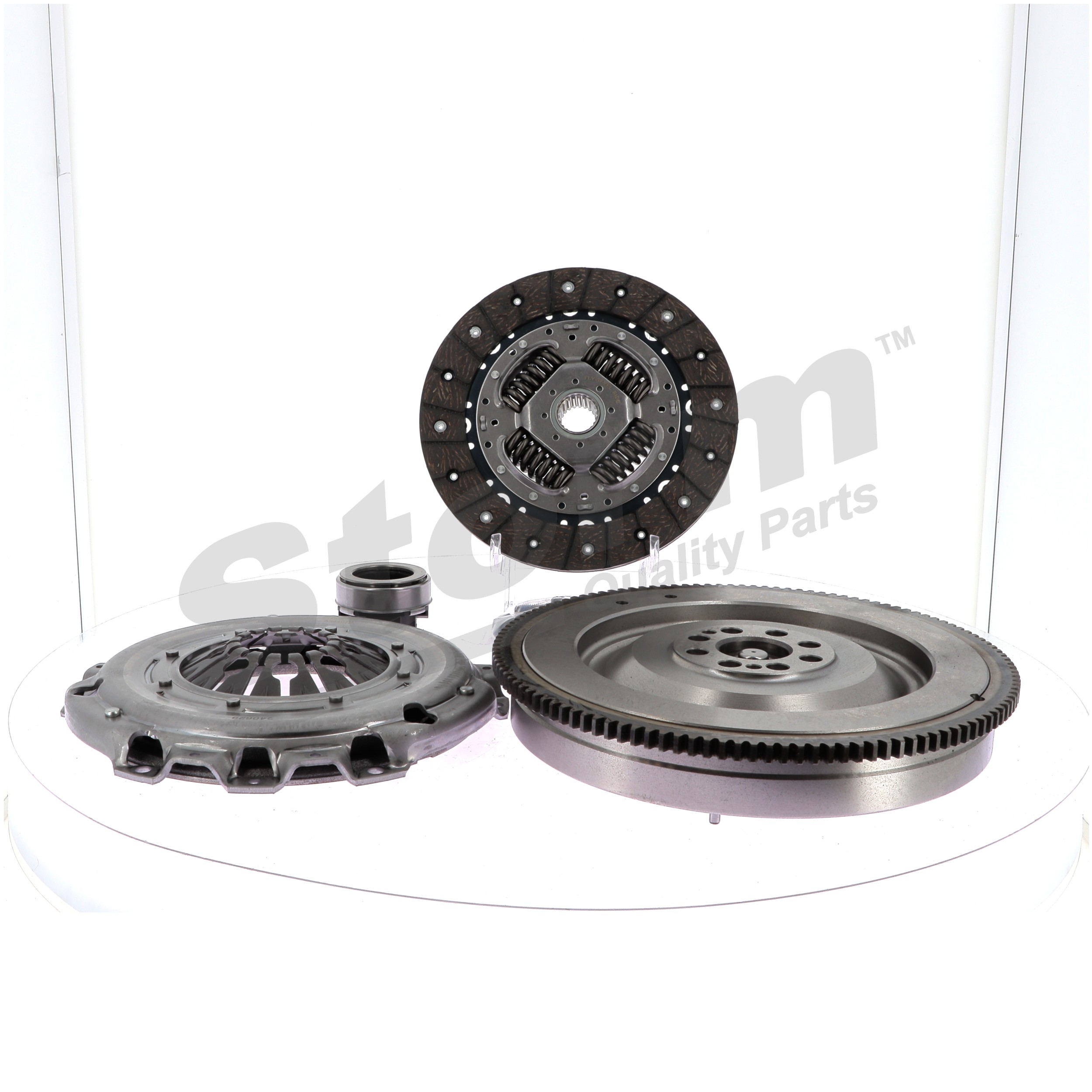 STORM QUALITY PARTS STO835085A: Kit de embrague con volante monomasa, con placa de apriete de embrague, con plato de embrague, con cojinete de desembrague, con juego de tornillos