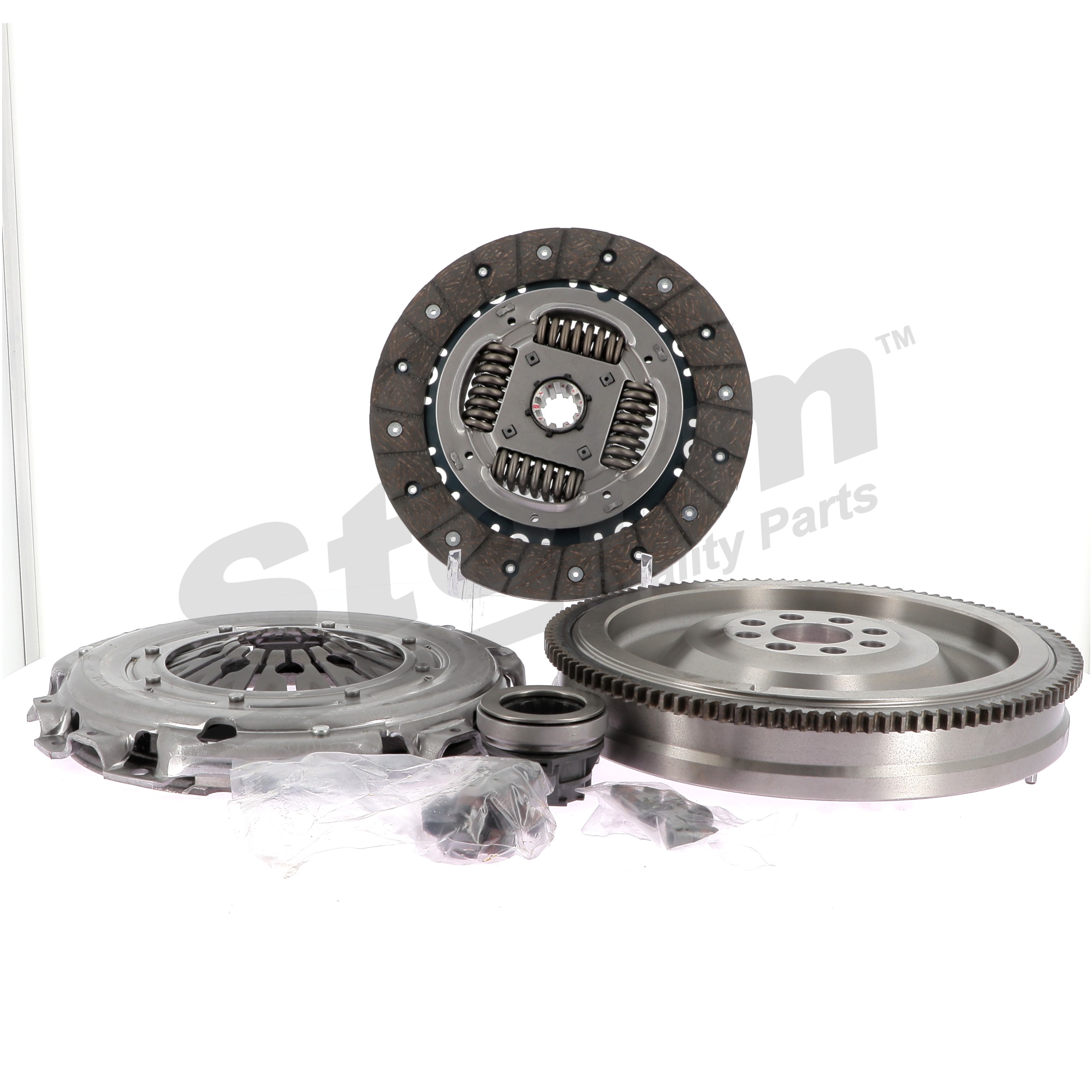 STORM QUALITY PARTS STO835087A: Kit de embraiagem com volante monomassa, com prato da embraiagem, com disco da embraiagem, com rolamento de desembraiagem, com jogo de parafusos