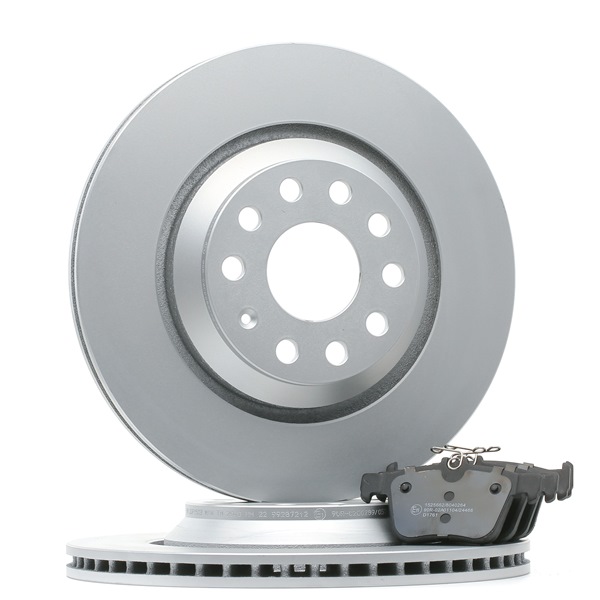 RIDEX 3405B0510: Fék készlet, tárcsafék hátsótengely, Ø: 310mm, Szellőztetett