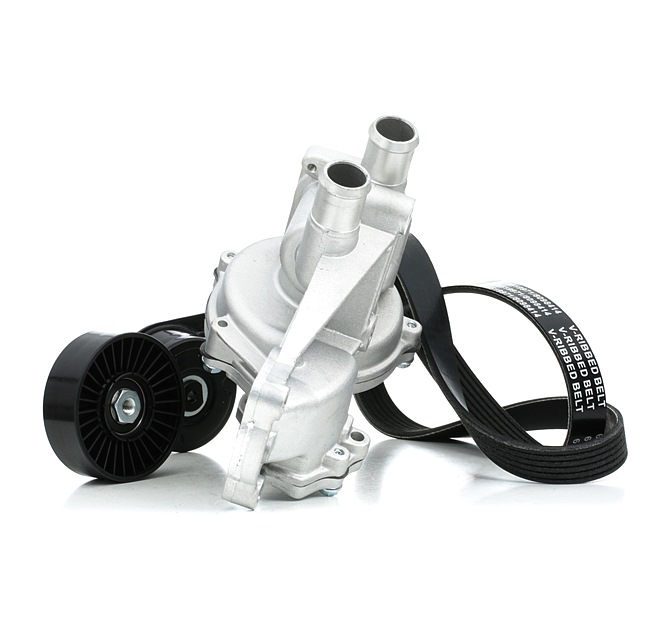 RIDEX 4172P0076 Αντλία νερού + σετ ιμάντων poly-V SEAT TOLEDO 1 (1L) 75 PS Πετρέλαιο κόστος