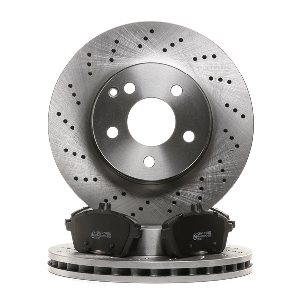 STARK SKBK-10990844: Disques et plaquettes de freins Essieu avant, ventilé, avec tôle anti-bruit