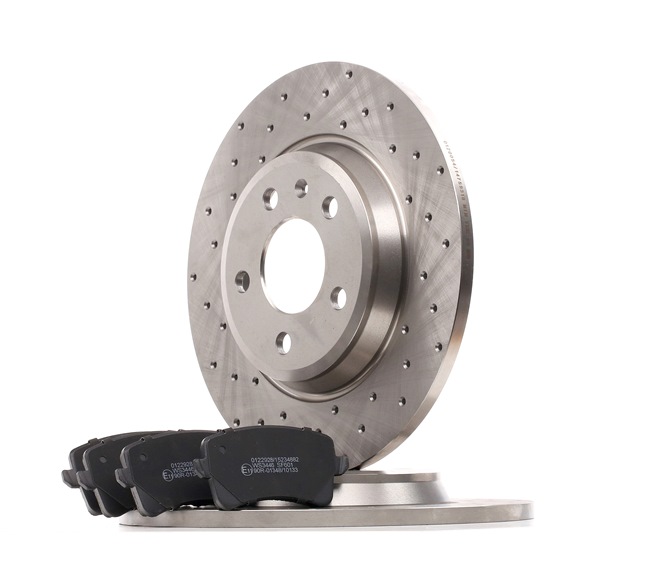 STARK SKBK-10990951: Set frana, frana disc puntea spate, plin, perforat